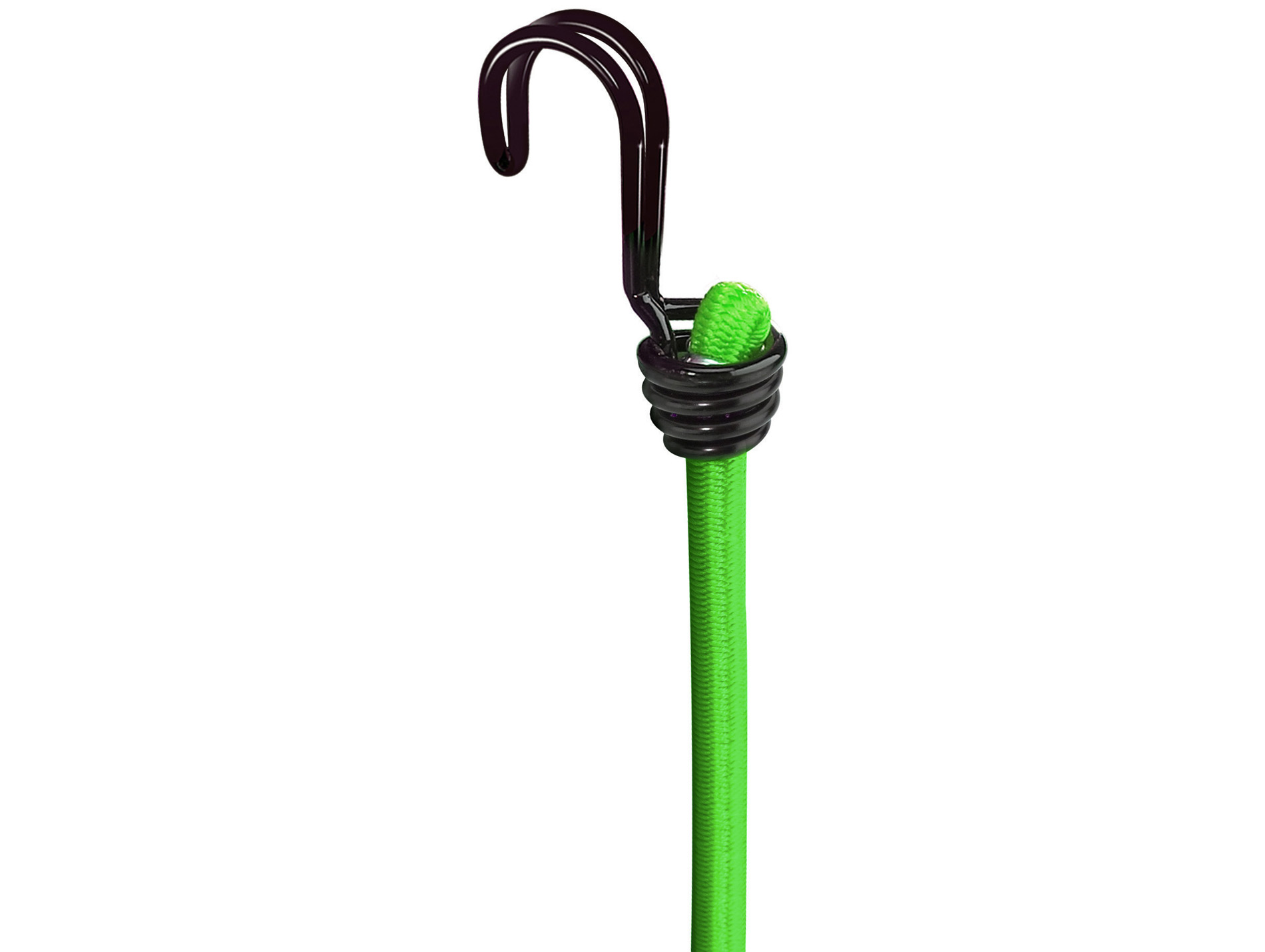 Sangle MASTER LOCK élastique 8mm 80cm verte lot de 2