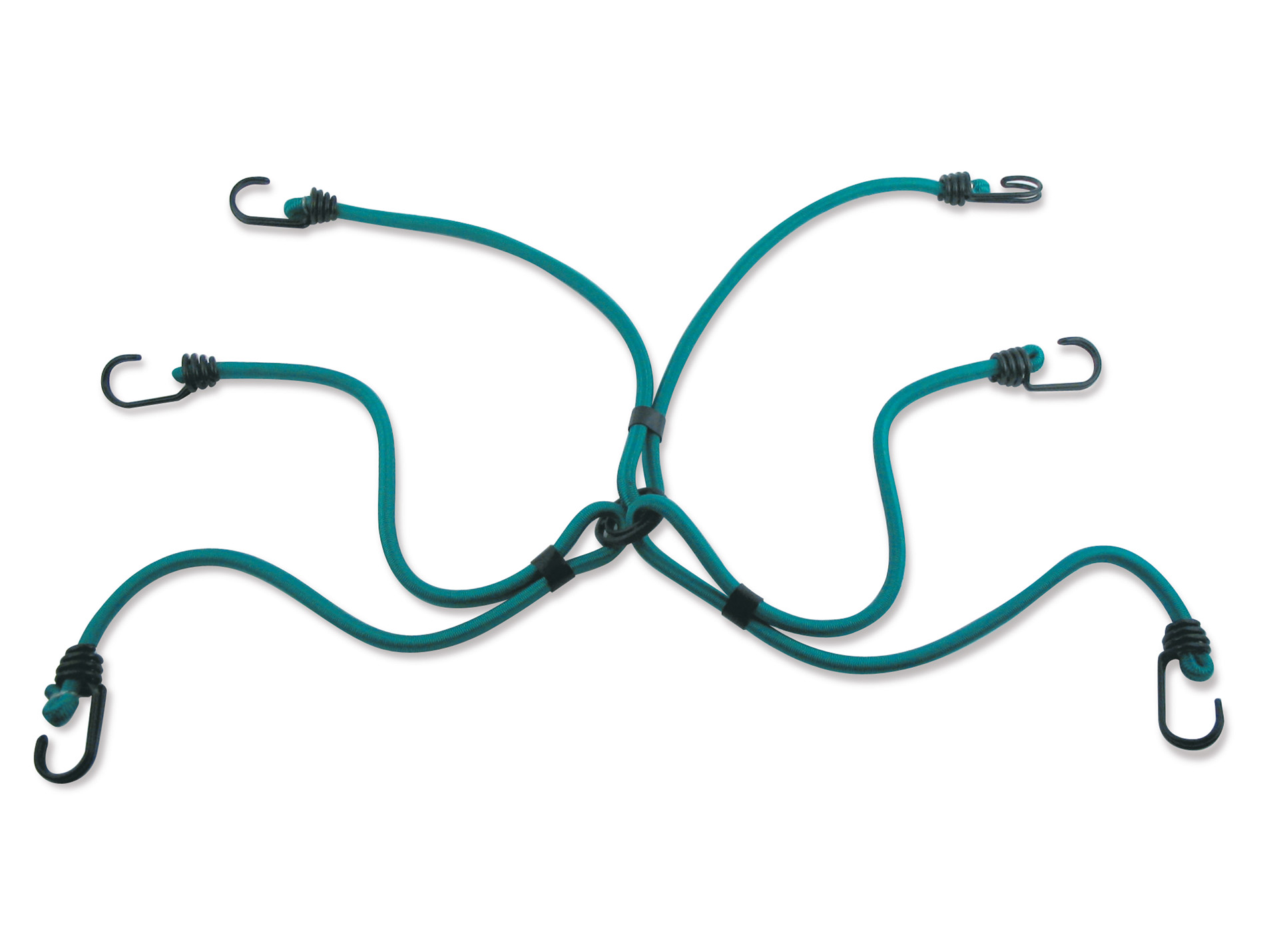 Sangle MASTER LOCK élastique 6 bras 80cm verte