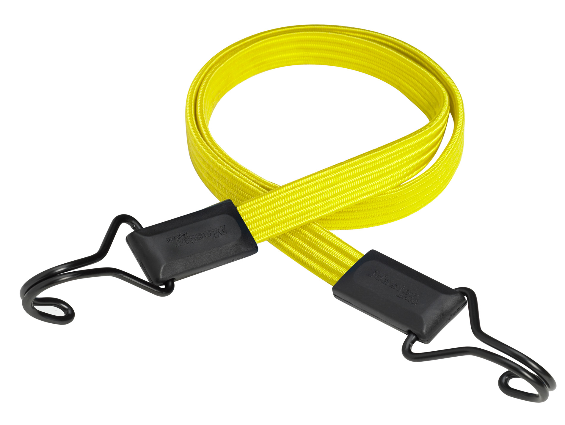 Sangle MASTER LOCK élastique plate 100cm jaune 40kg