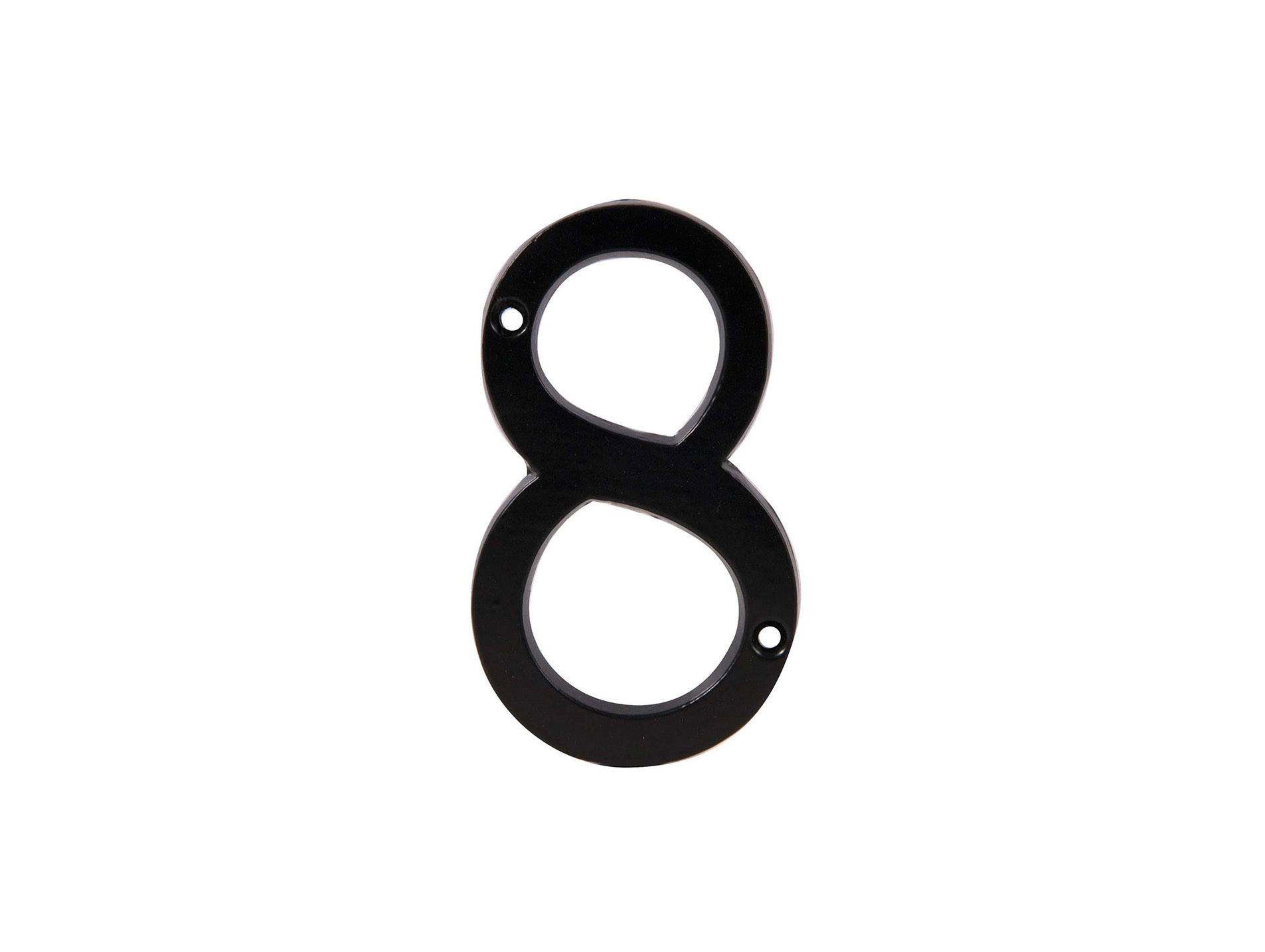 Chiffre 8 en fonte noir H10cm