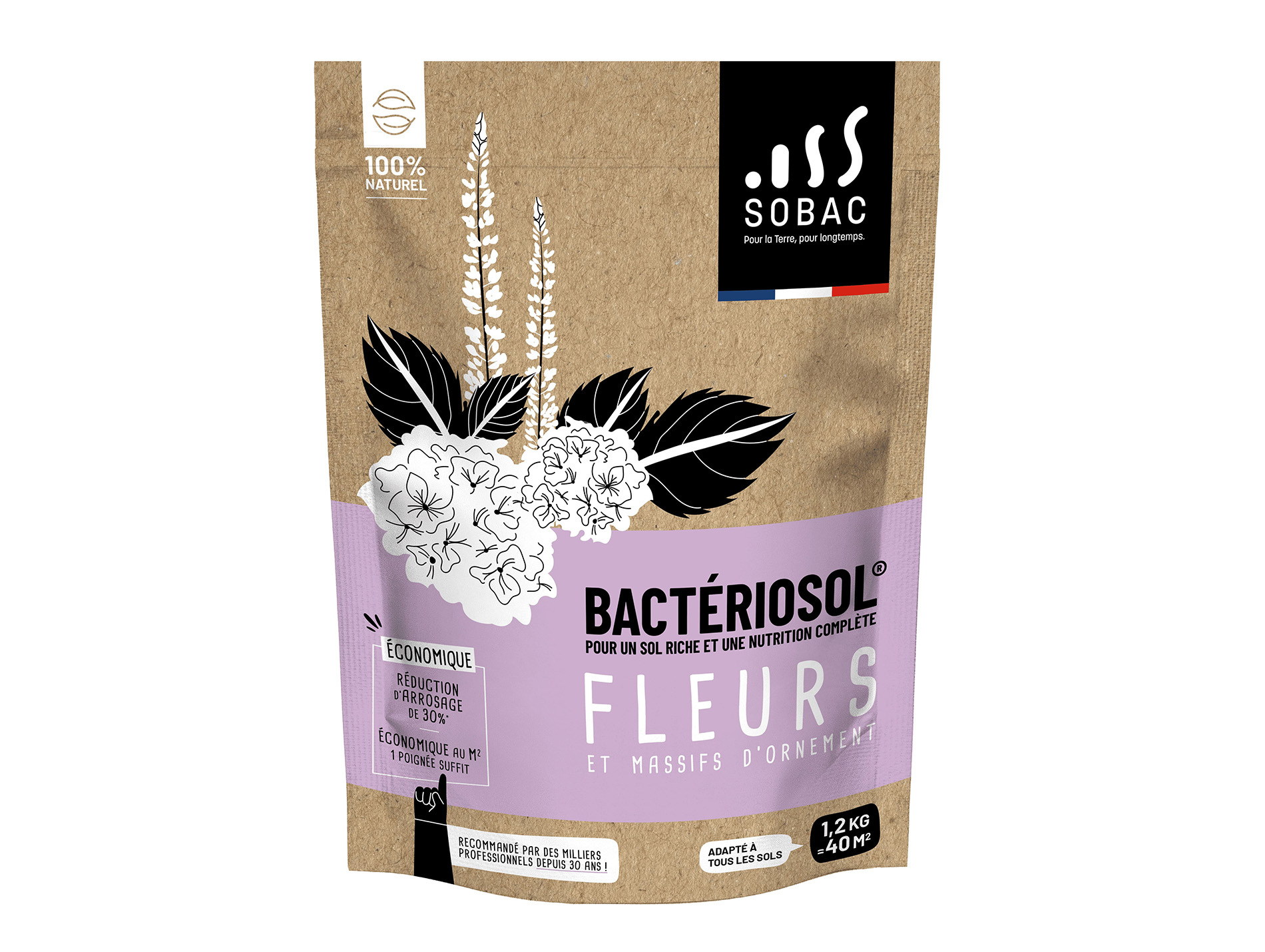 Fertilisant Bio BACTERIOSOL fleurs 1.2KG