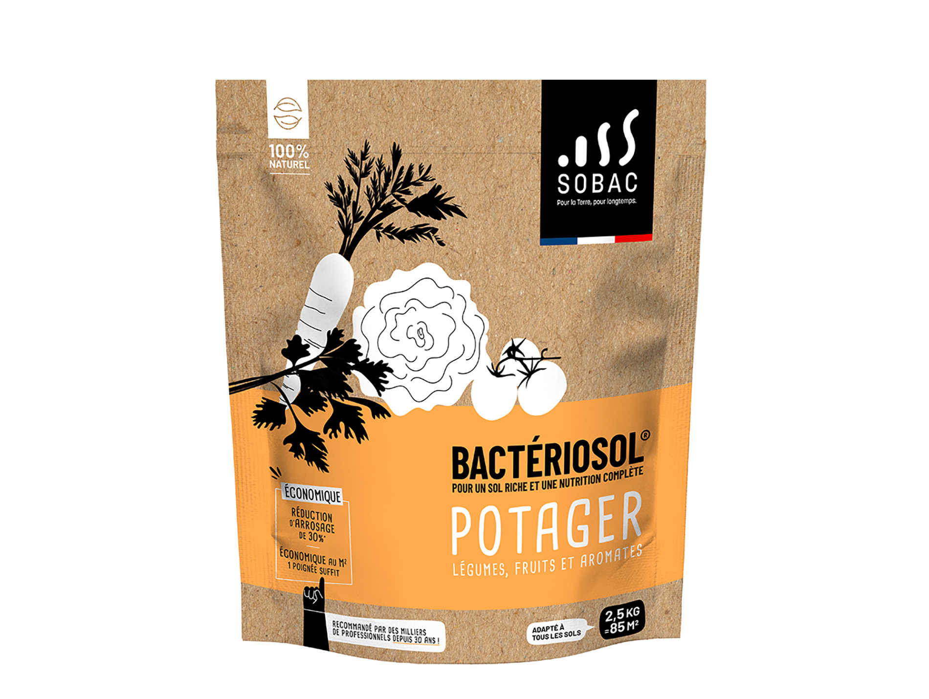 Fertilisant Bio BACTERIOSOL potager 2.5KG