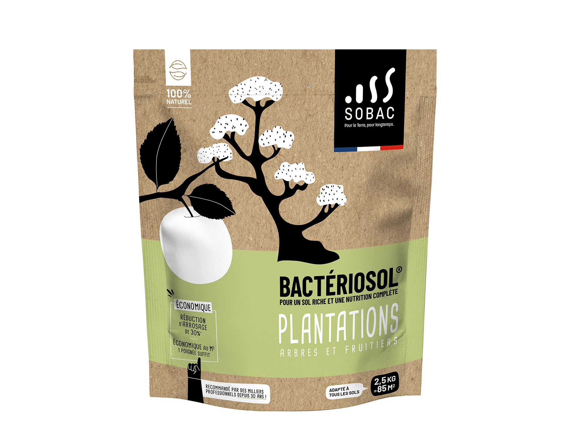 Fertilisant bio BACTERISOL plantation 2.5KG