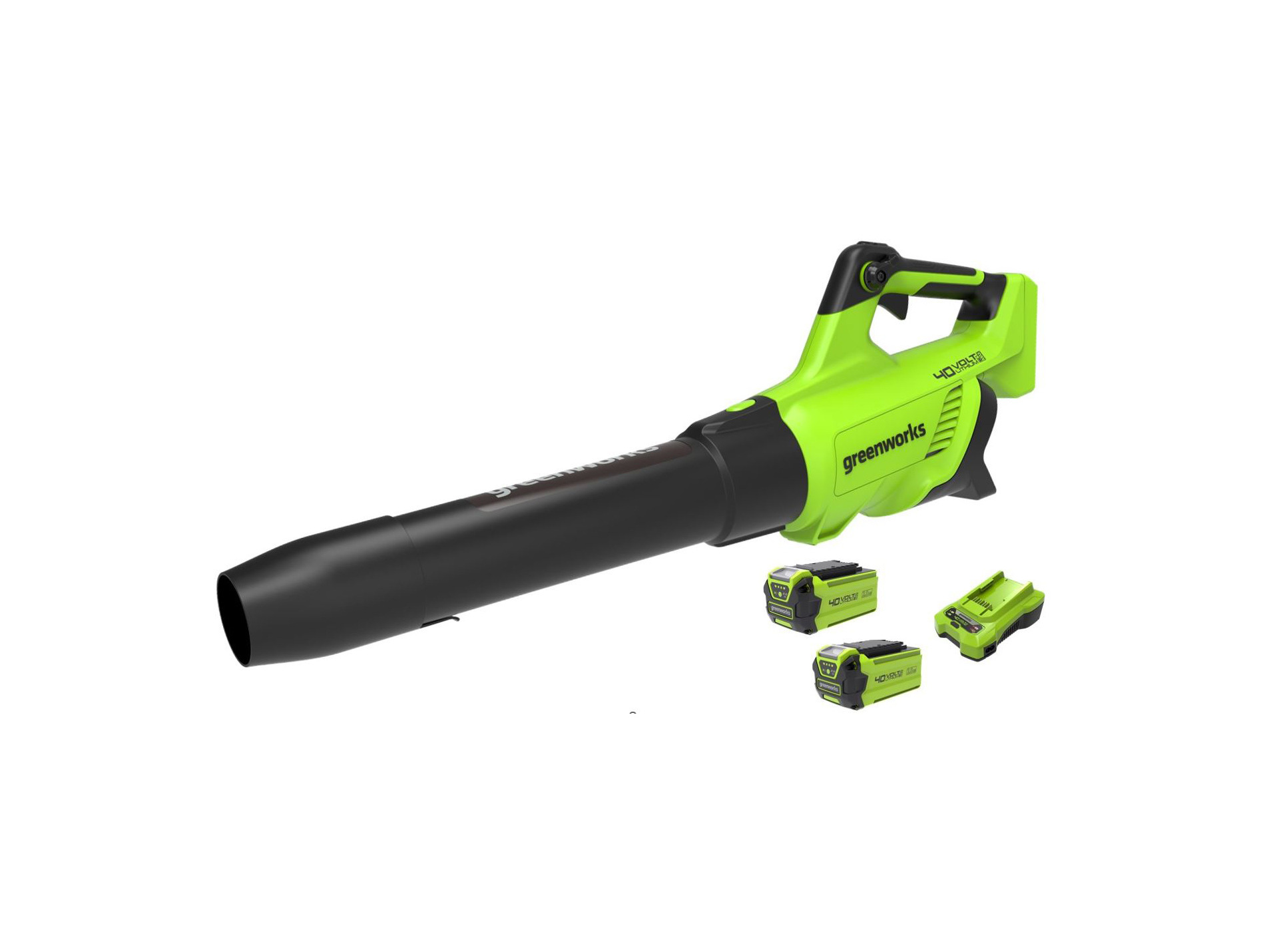Souffleur à batterie GREENWORKS G40ABII 40V B+C