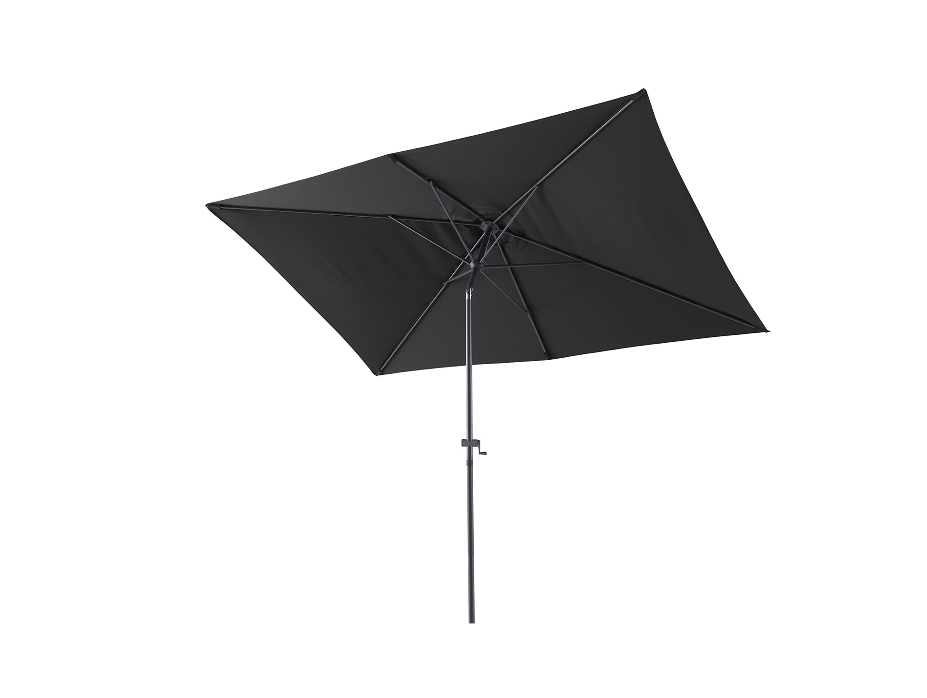 Parasol droit aluminium Mano 2x3 m anthracite