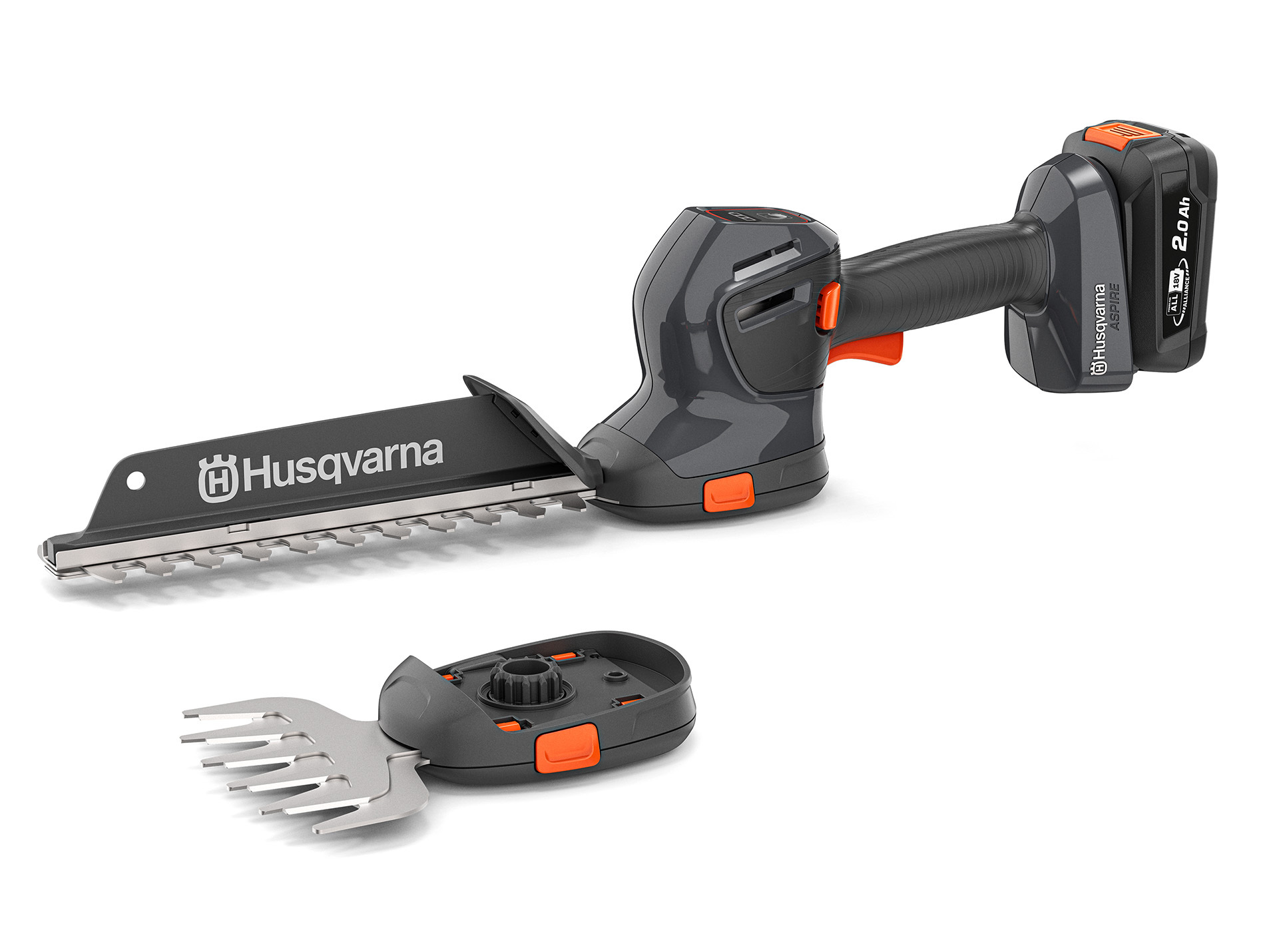 Cisaille à arbustes HUSQVARNA Aspire S20-P4A L.20cm 18V B+C