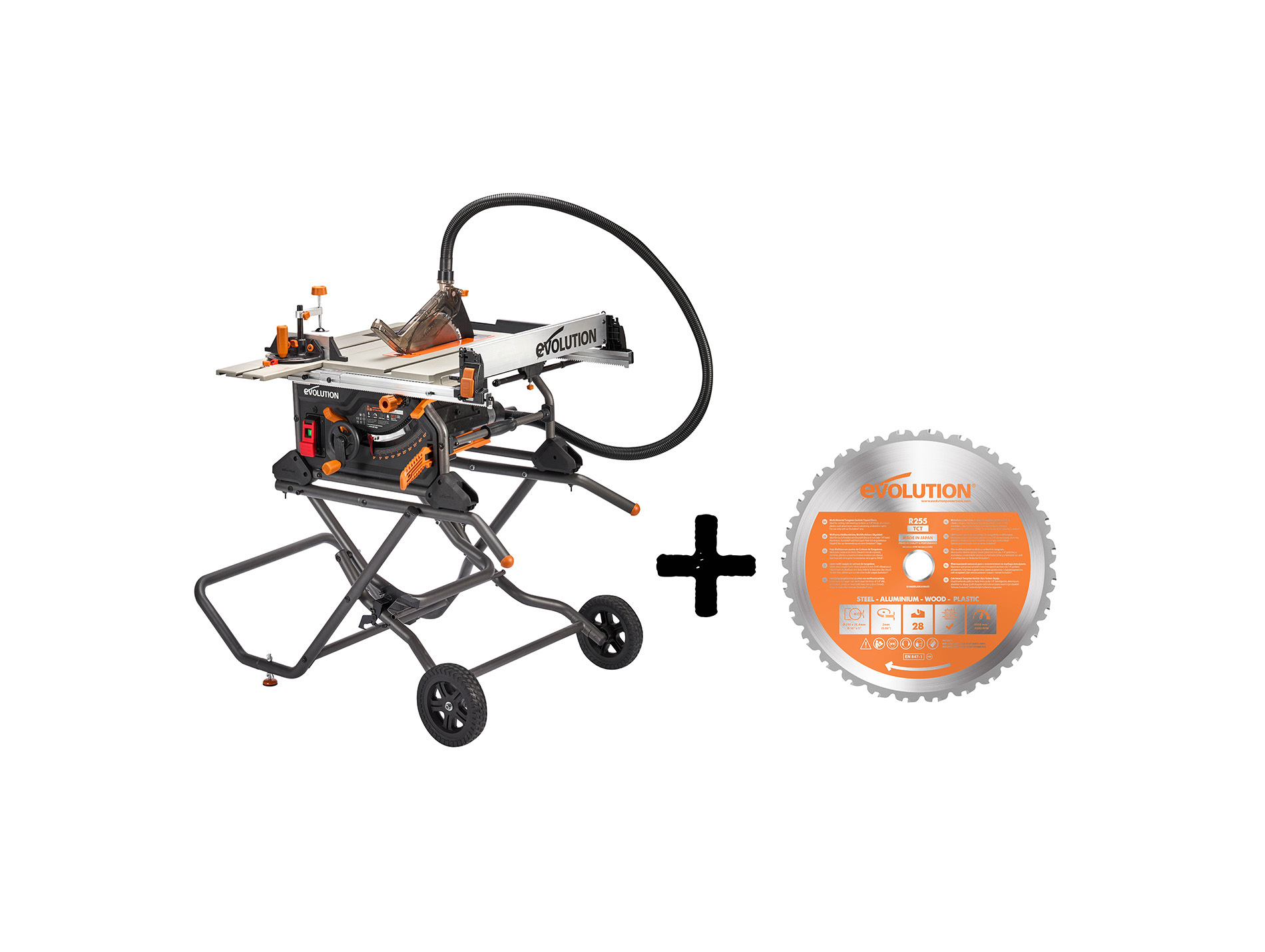 Scie sur table EVOLUTION R255TBLX+ + 2eme lame offerte