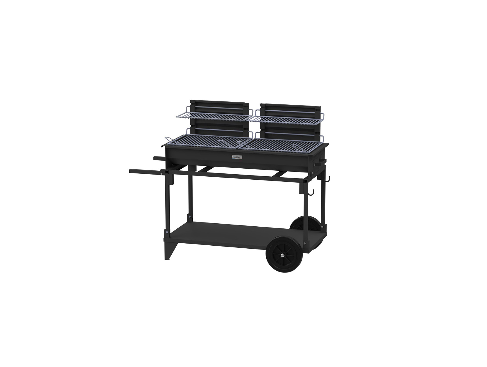 Barbecue charbon LE MARQUIER XL double foyers