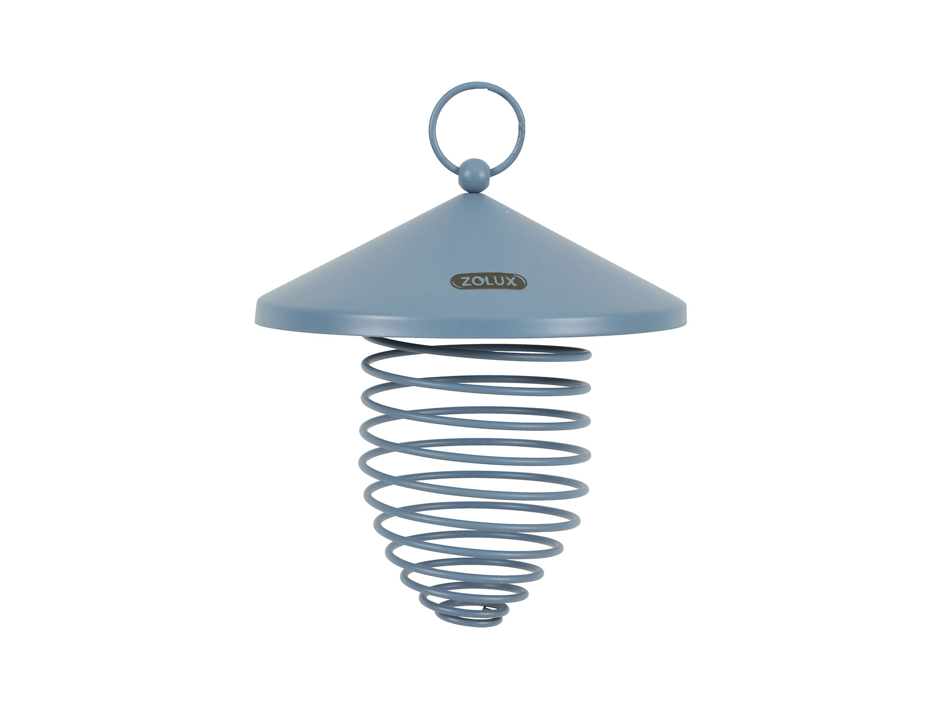 Spirale pour boules de graisse ZOLUX Toit métal bleu 18cm