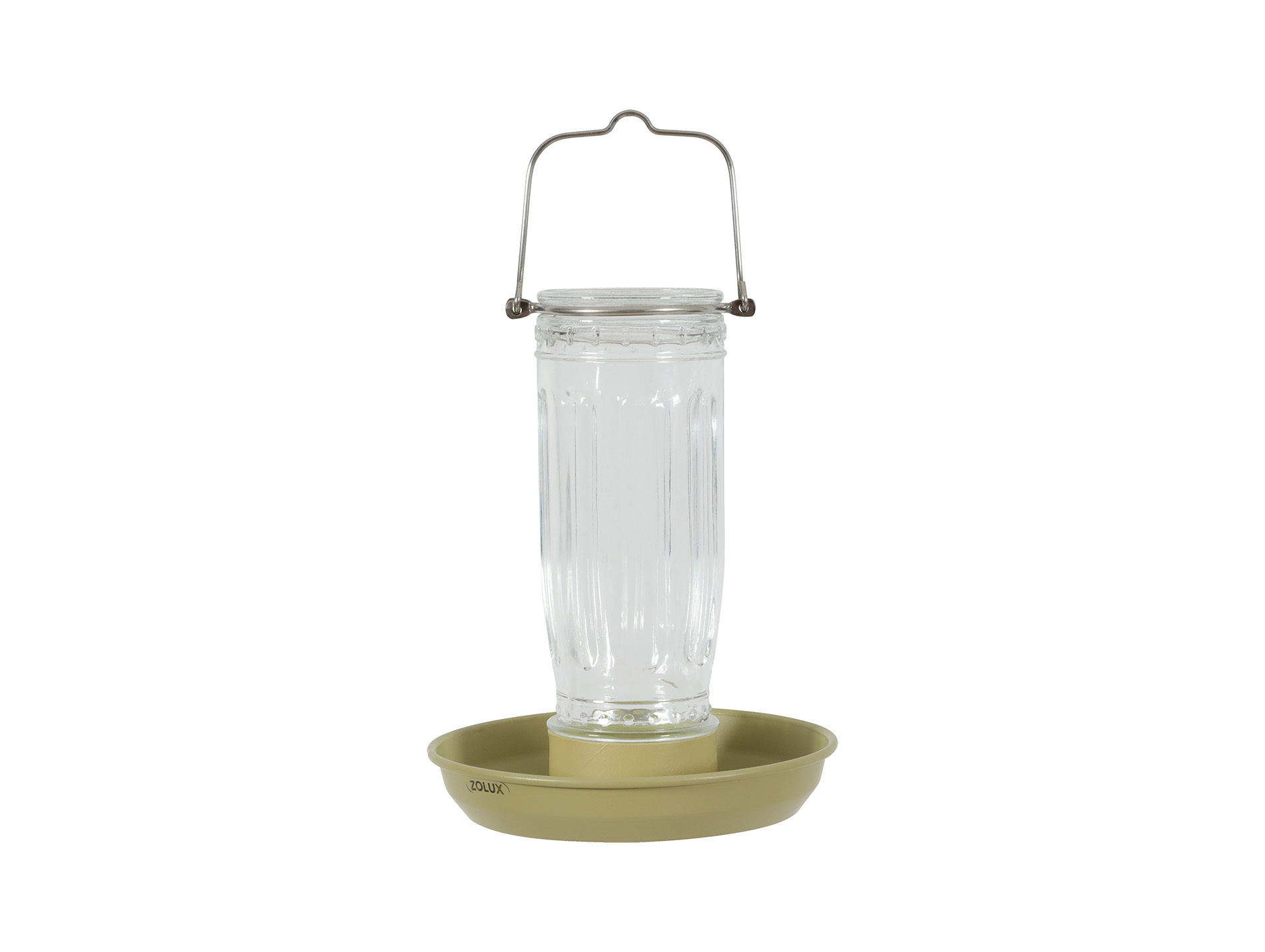Mangeoire silo ZOLUX verre vert Ø160mm
