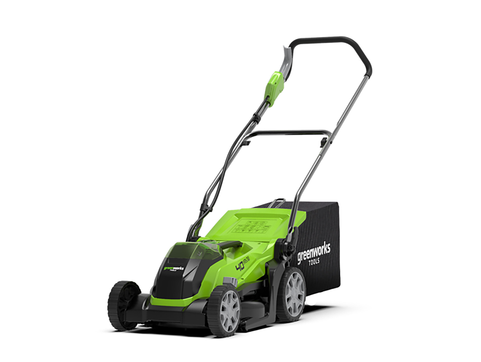 Tondeuse poussée batterie GREENWORKS G40LM35 l.35cm 40V B+C