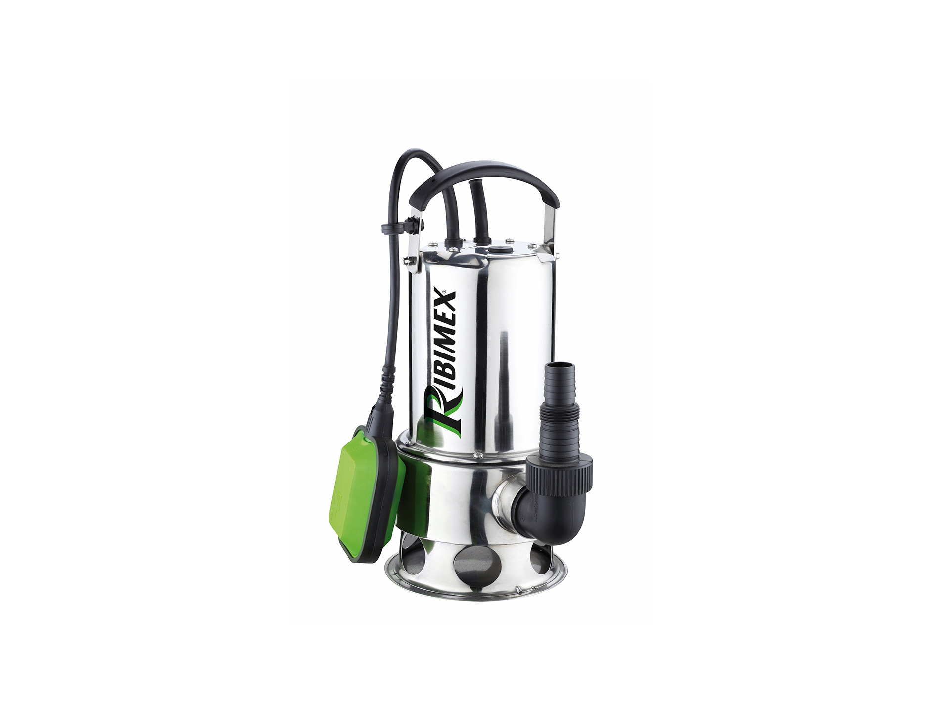 Pompe vide-cave RIBIMEX eaux chargées Inox 1100W