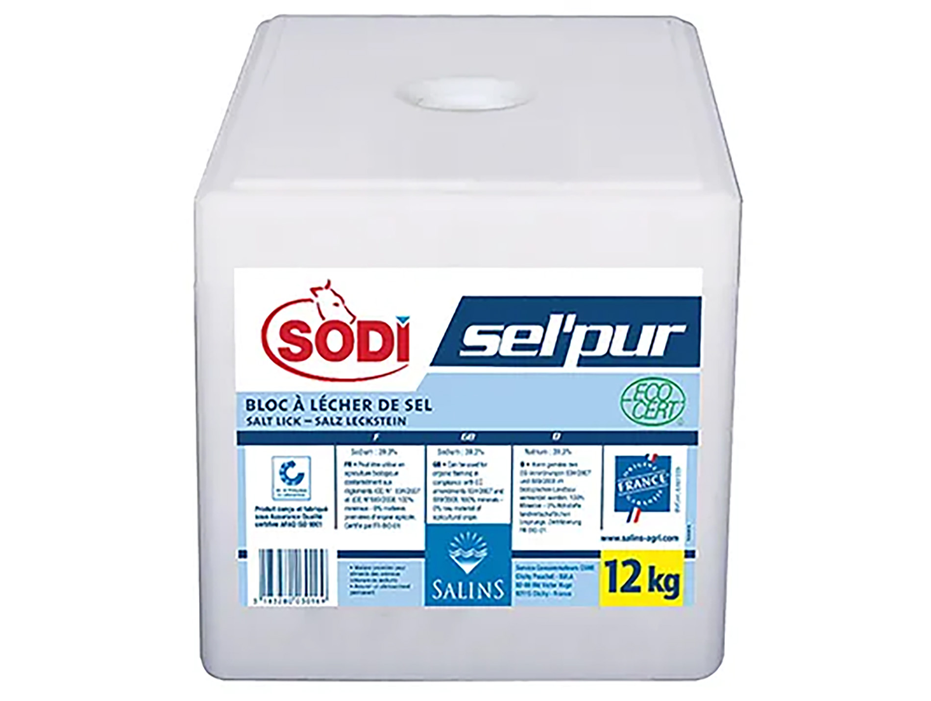 Bloc sel SODI cubique 12kg