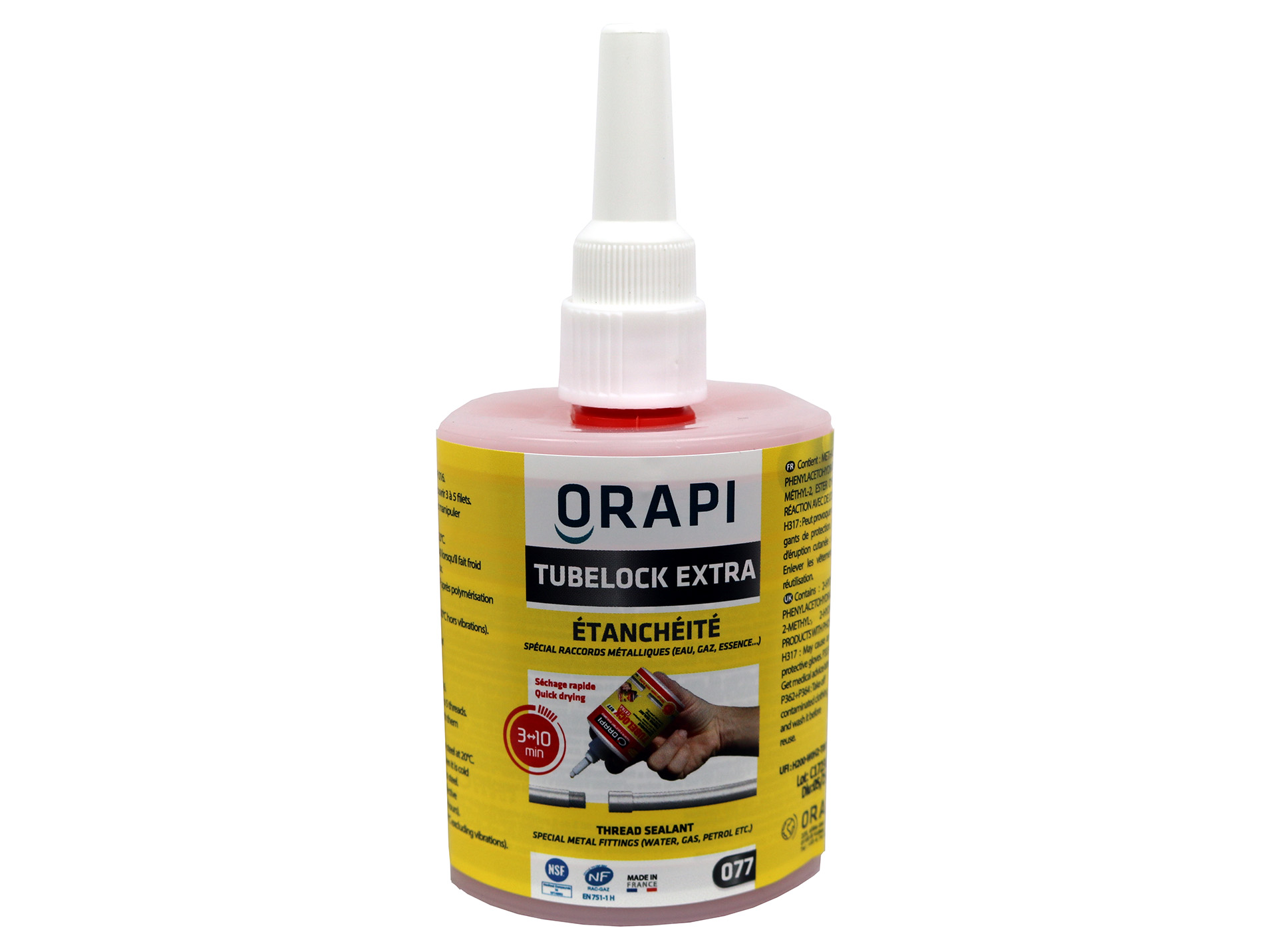 Étanchéité raccords filetés ORAPI Tubelock Extra 50ml