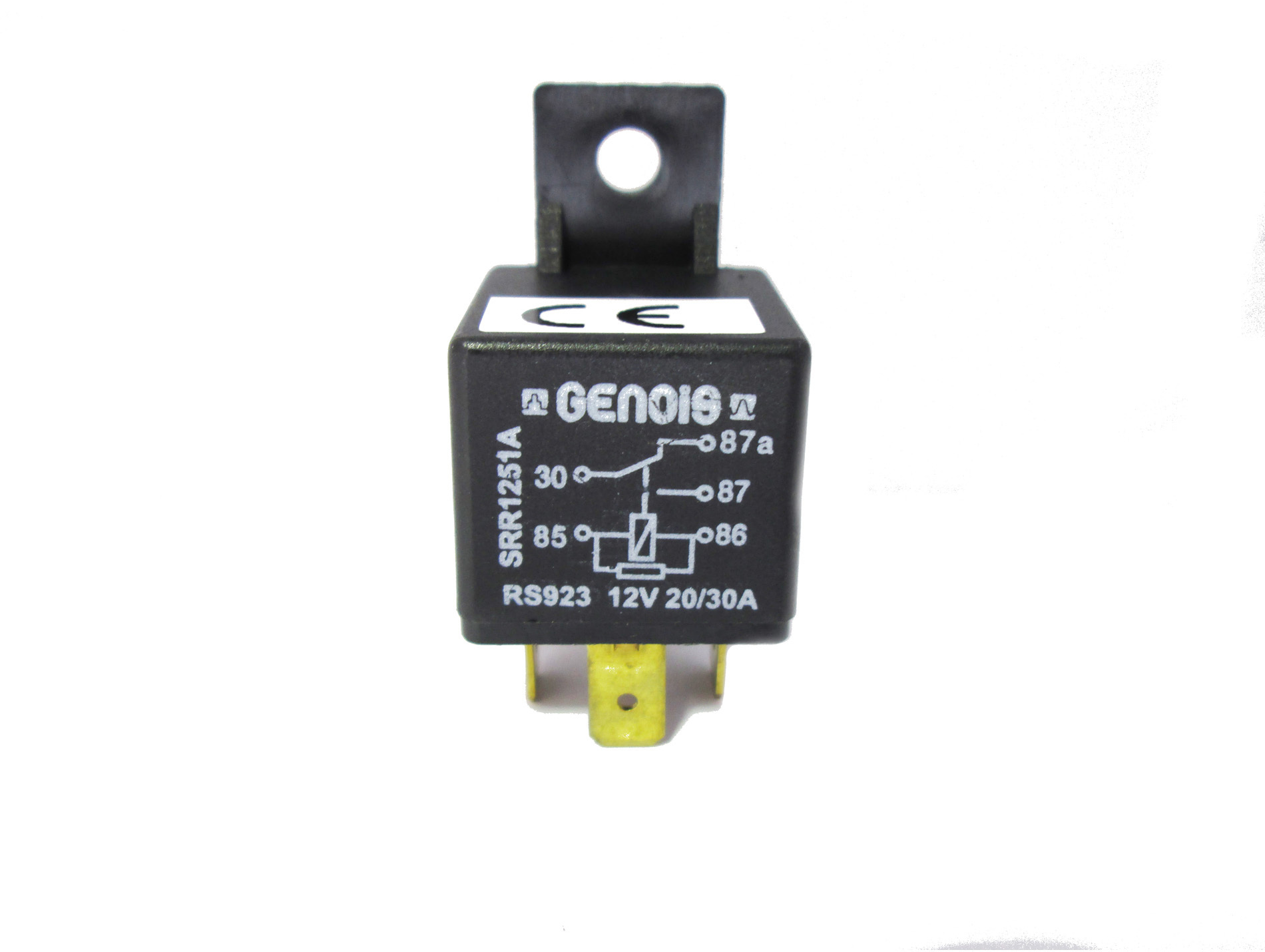 Relais inverseur 5 bornes 12V 30A