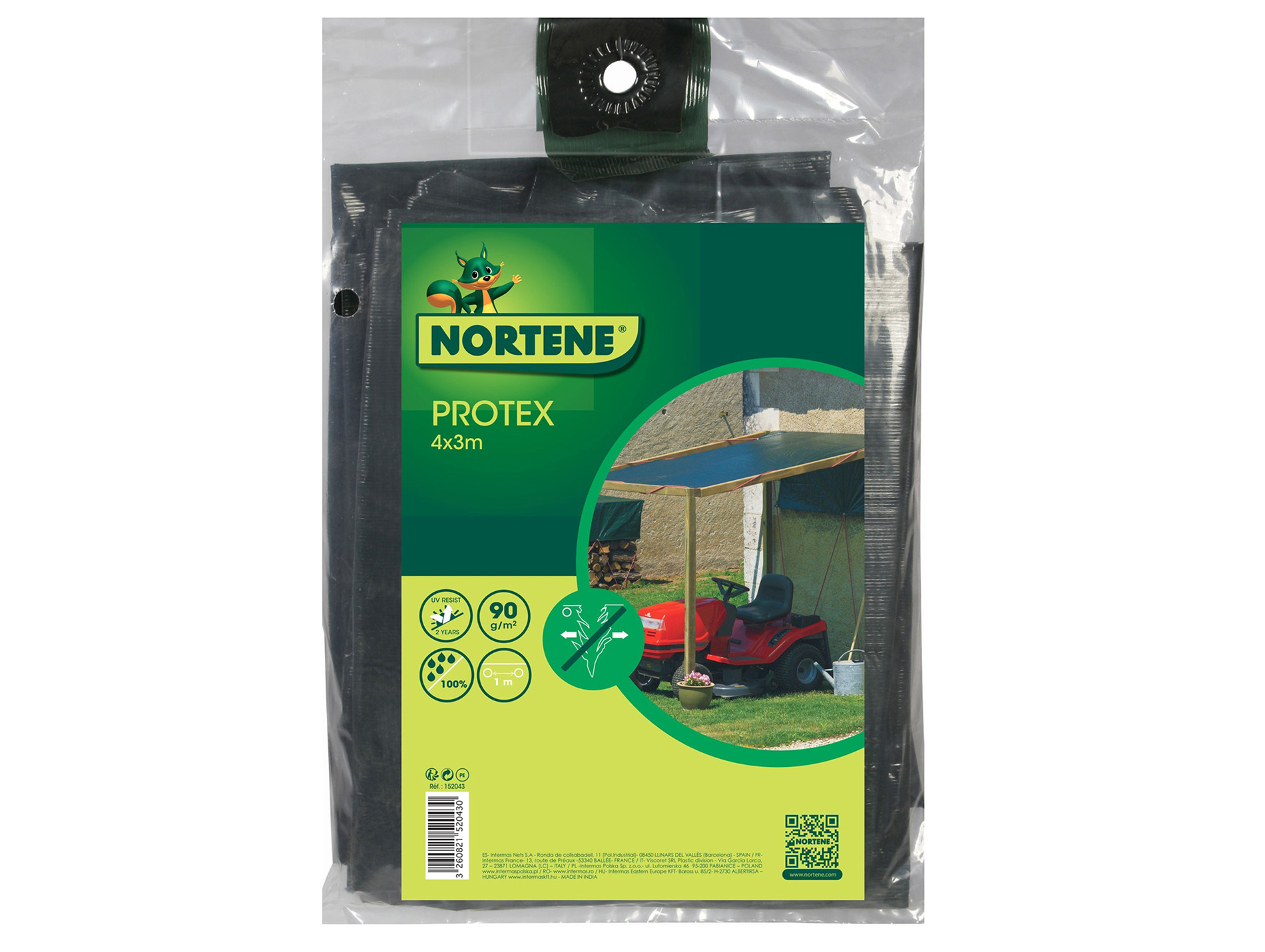 Bâche renforcée PROTEX 4x3m