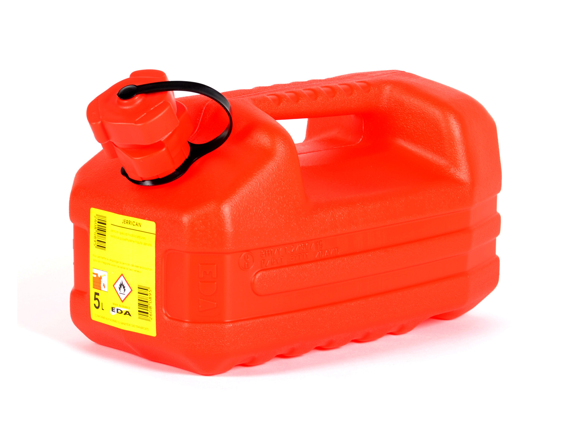 Jerrycan hydrocarbure 5L rouge