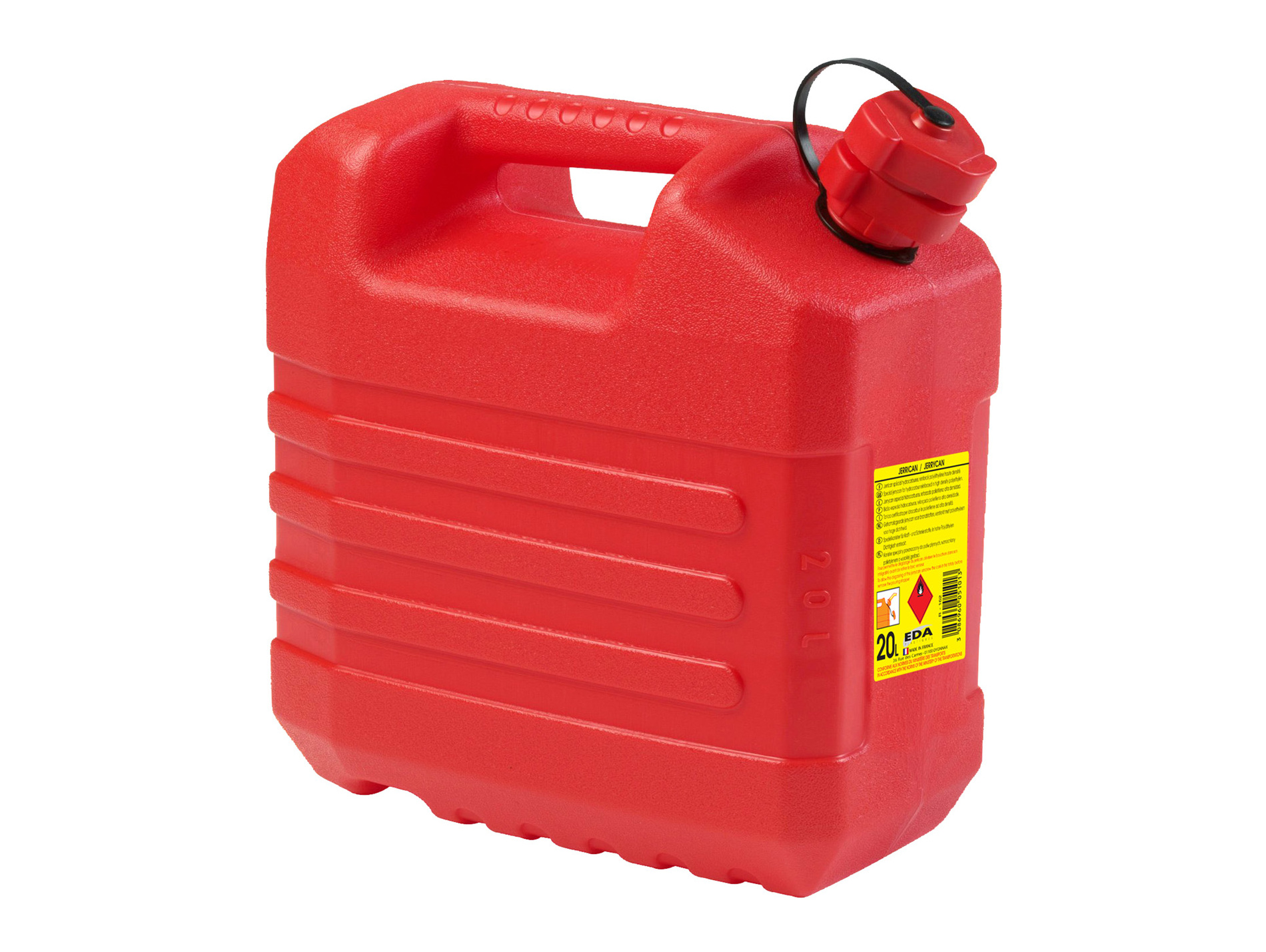 Jerrican carburant rouge 20L