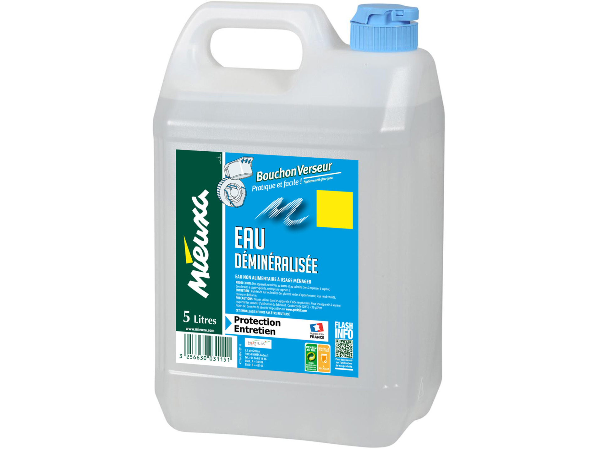 Eau déminéralisée MIEUXA 5L