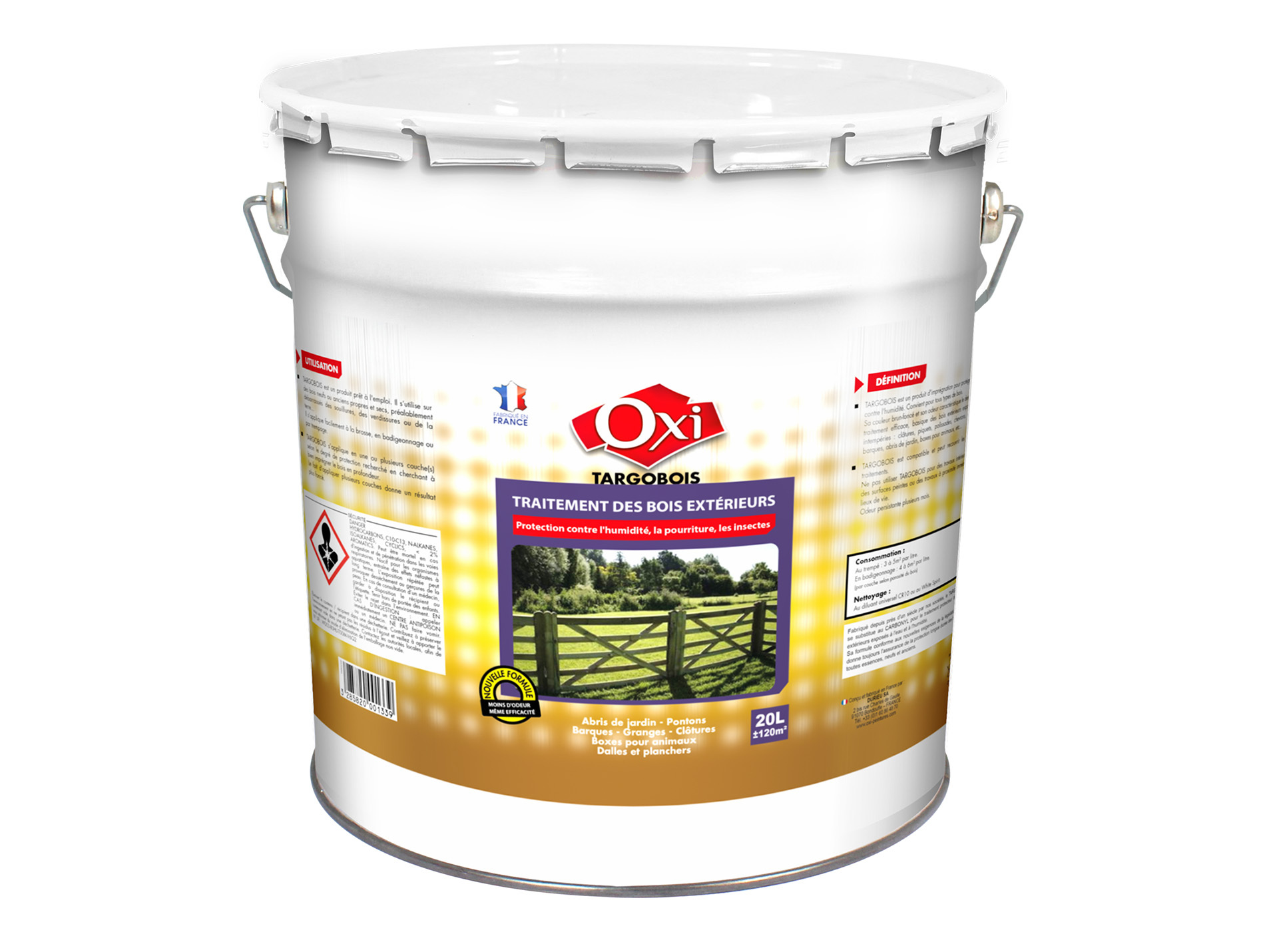 Traitement bois exterieur OXYTOL anti humidité 20L