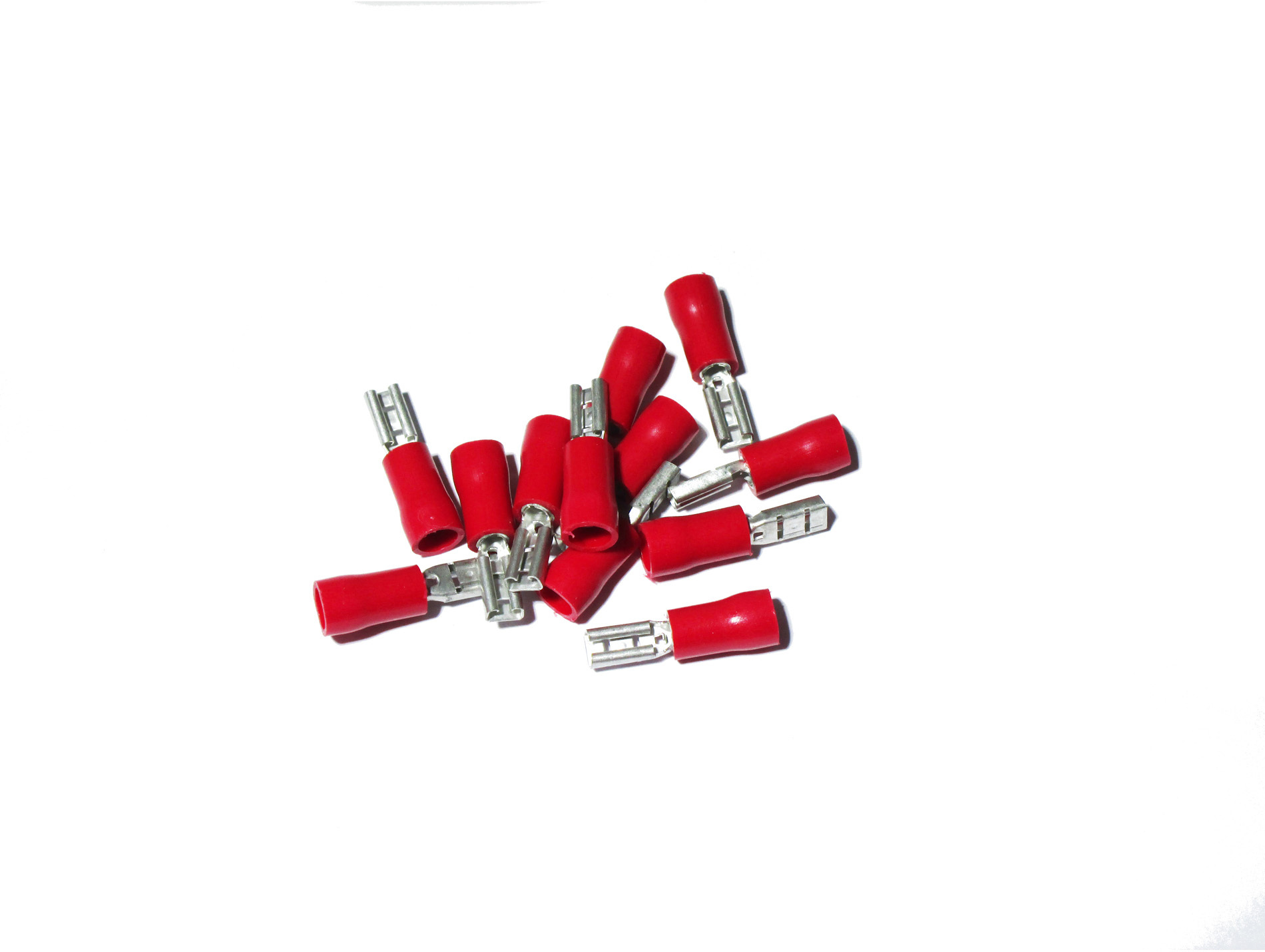 Cosse électrique plate femelle Ø0,25-1,65mm2 rouge x20