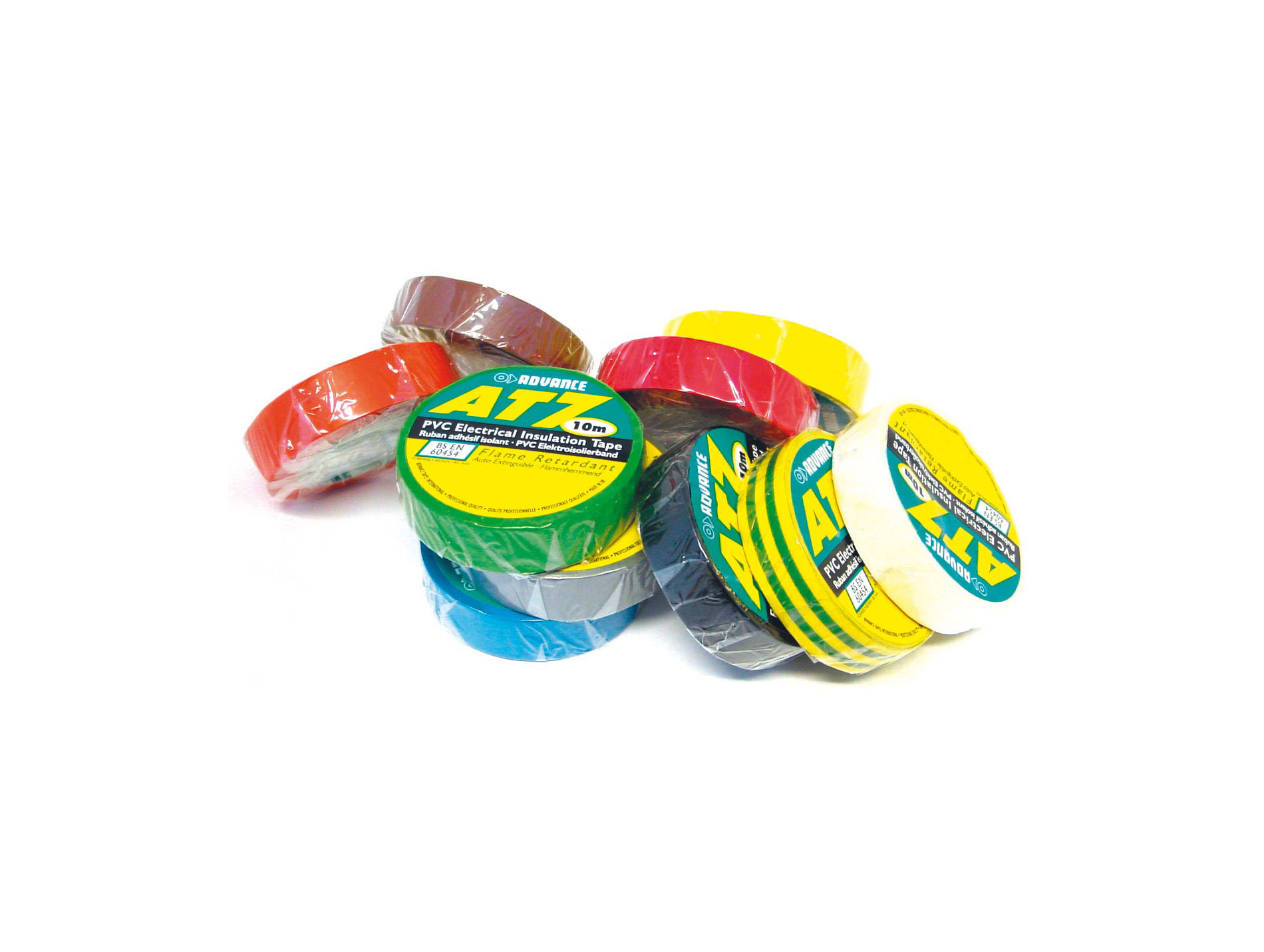 Rouleau adhésif isolant électrique couleur x10