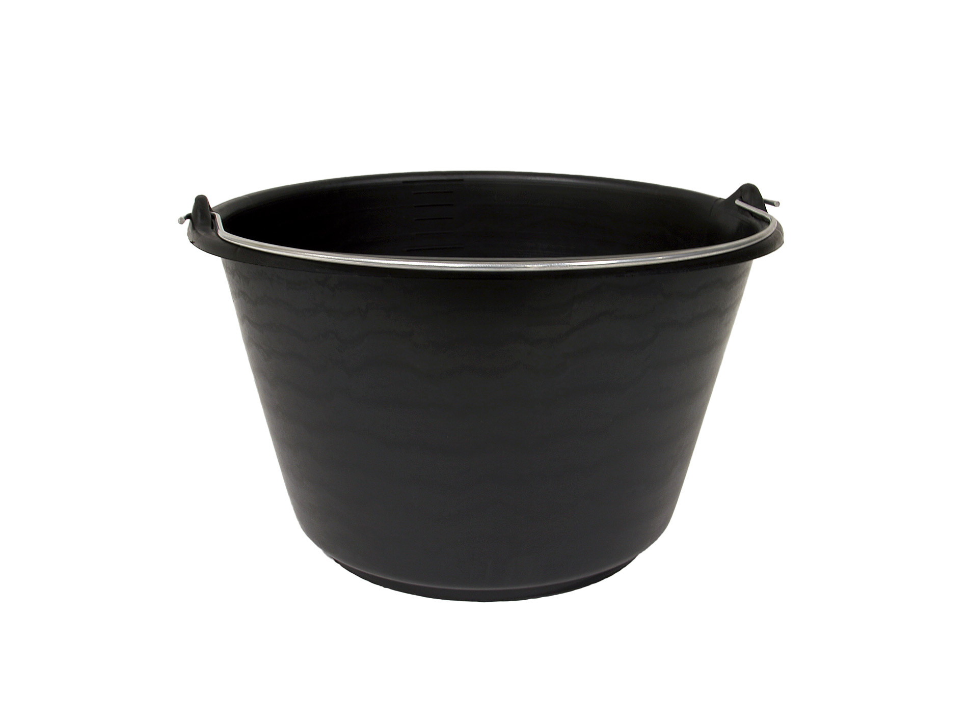 Seau gradué avec anse fil CNTT Noir Ø38cm H.23cm 16L