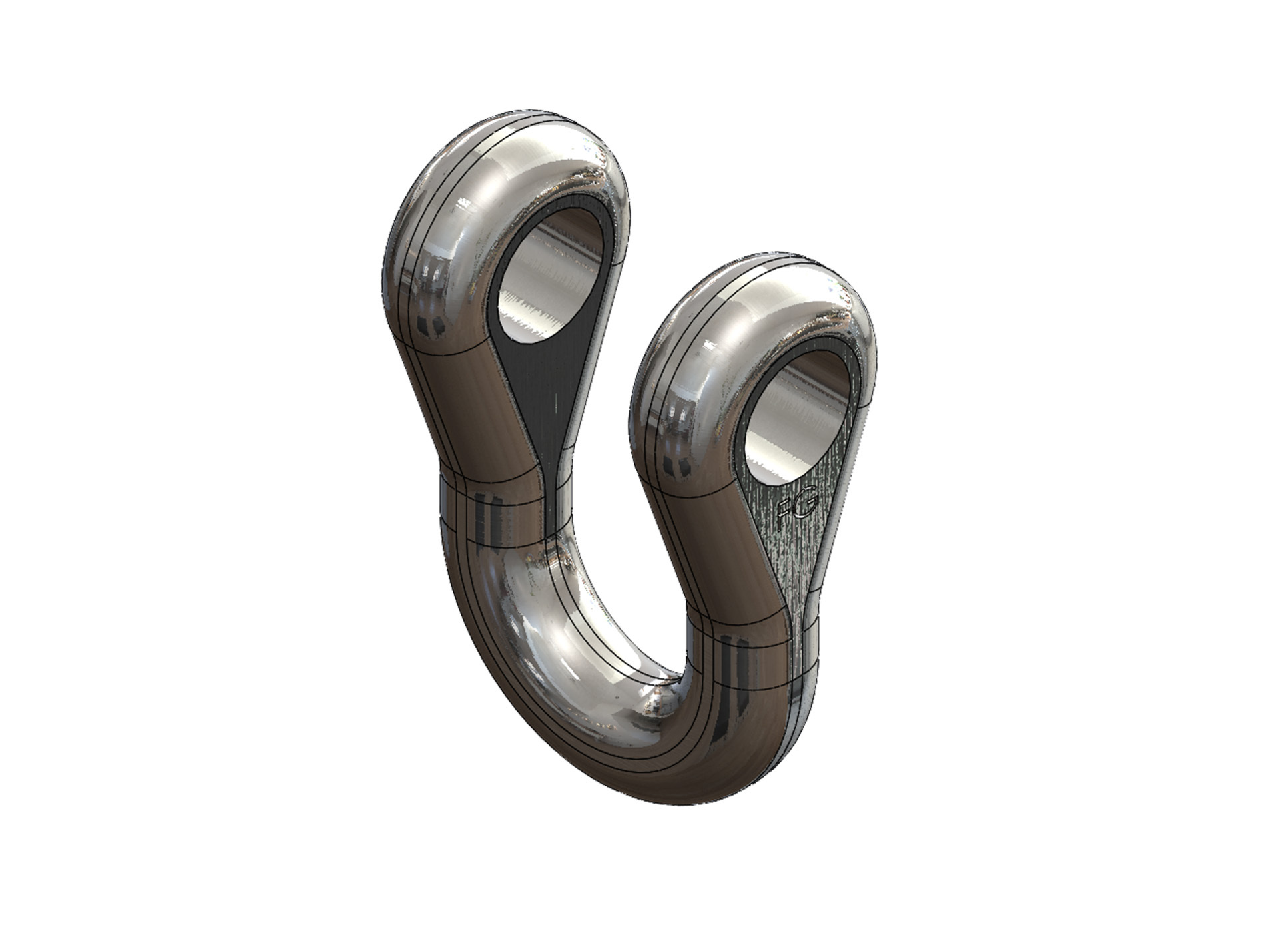 Manille droite 702 - 11 M Ø12,5mm