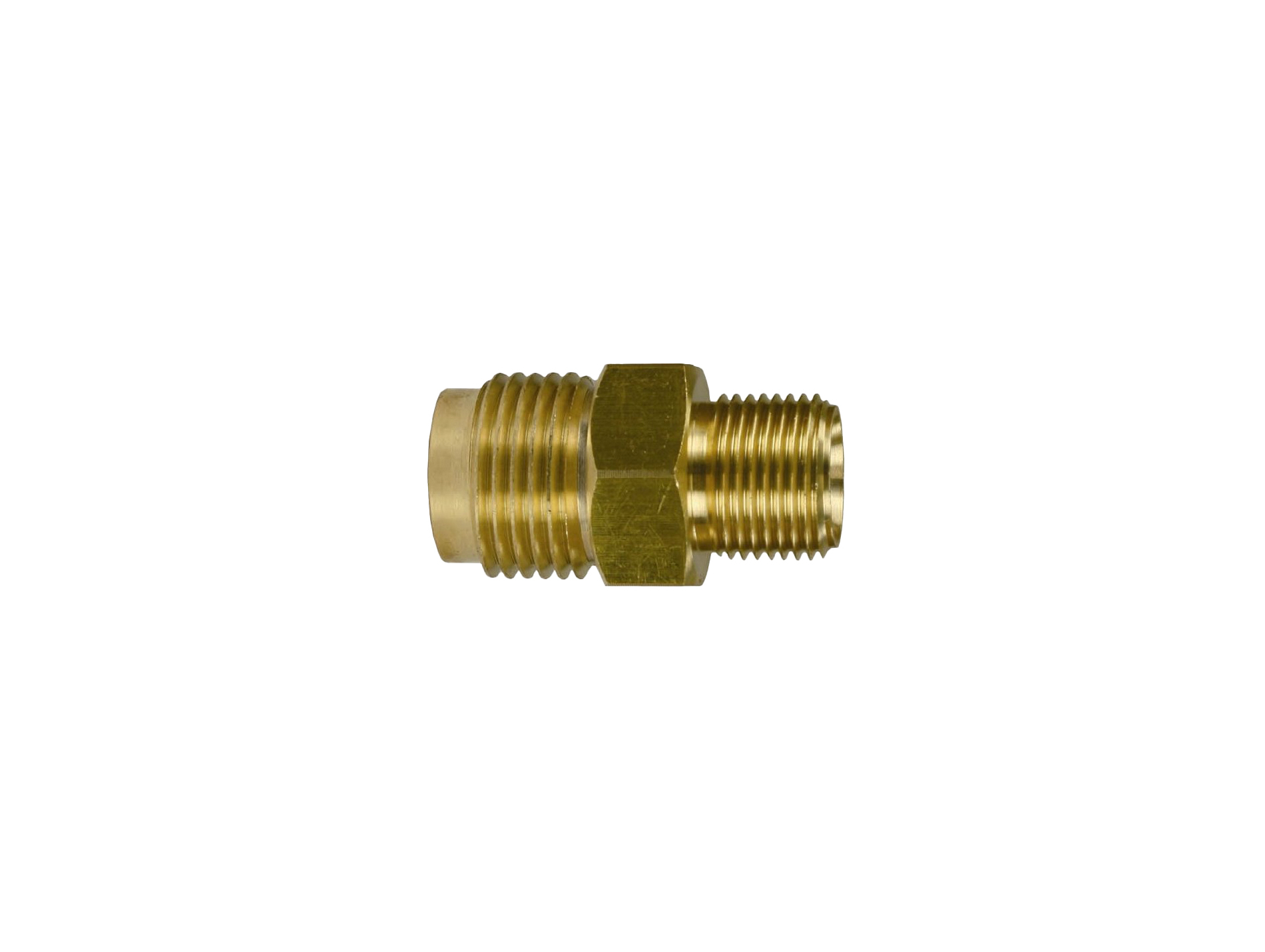 Adaptateur en laiton SELECTION EMERAUDE M.1/2 - M.3/8