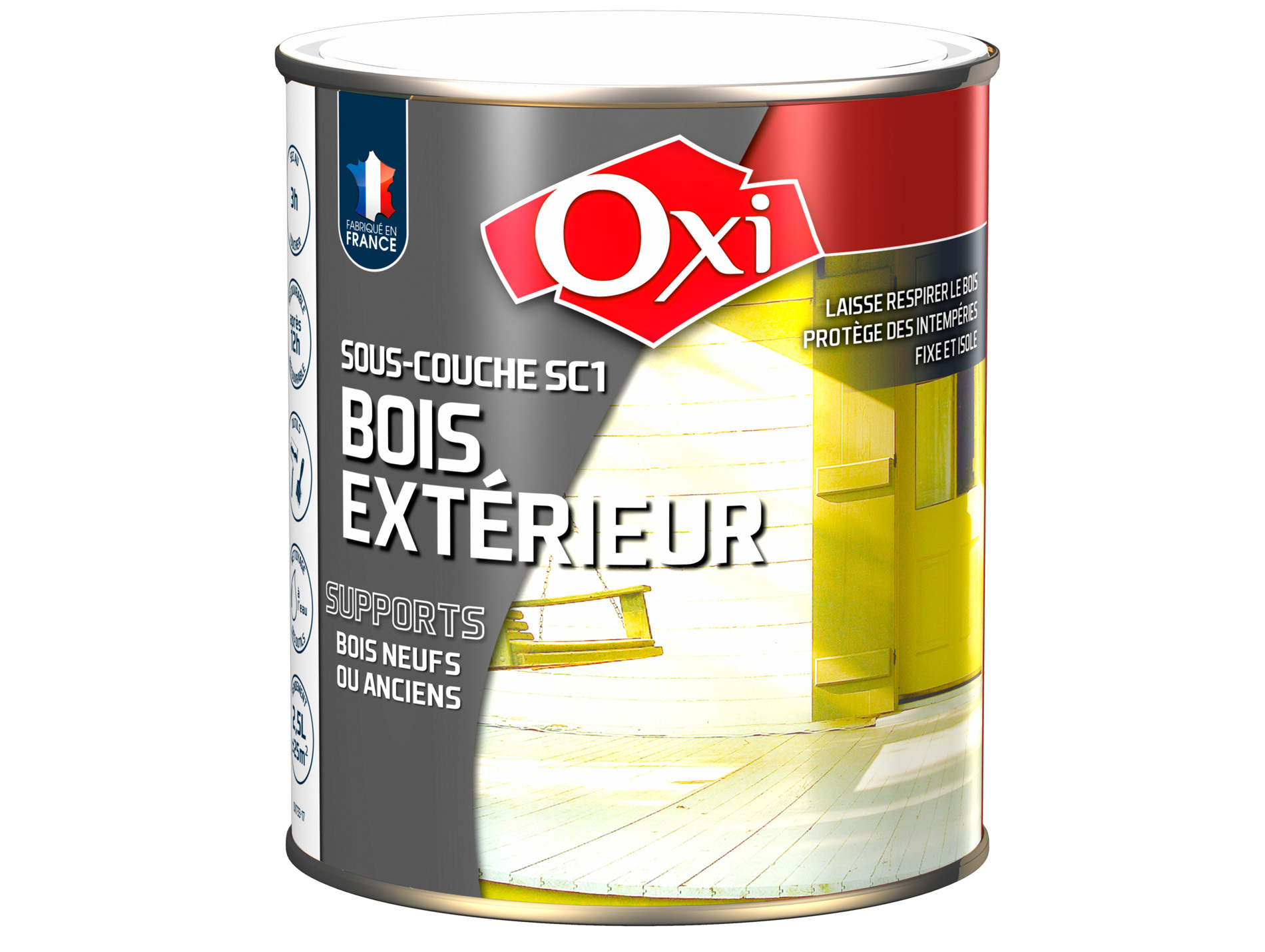 Sous-couche OXYTOL SC1 bois extérieur 2,5L