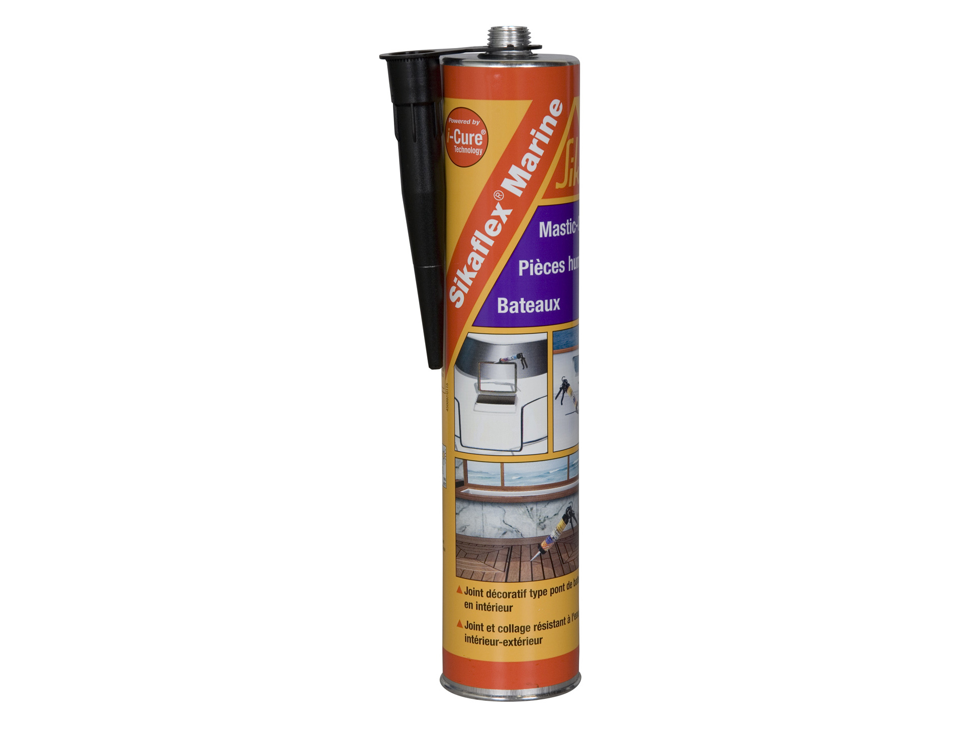 Mastic colle SIKAFLEX AM auto-marine 300ml noir