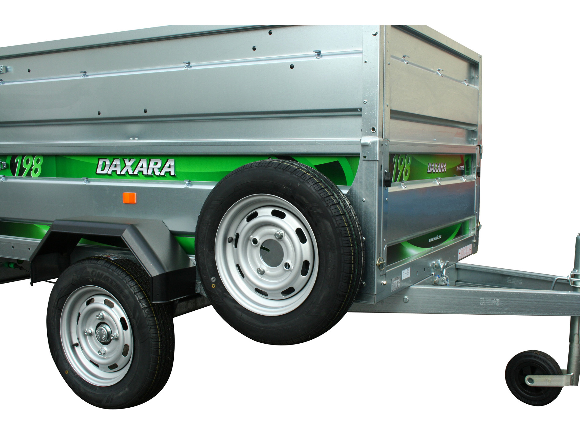 Support de roue secours DAXARA pour remorques 107/127