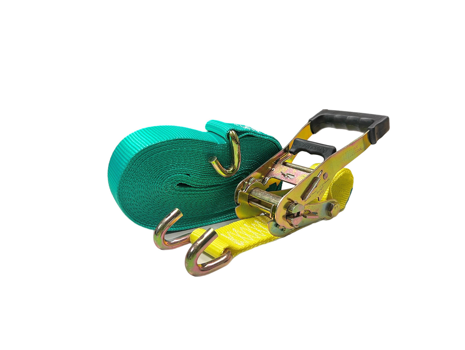 Sangle à cliquet/crochets SELECTION EMERAUDE L.11m l.55mm 3500kg