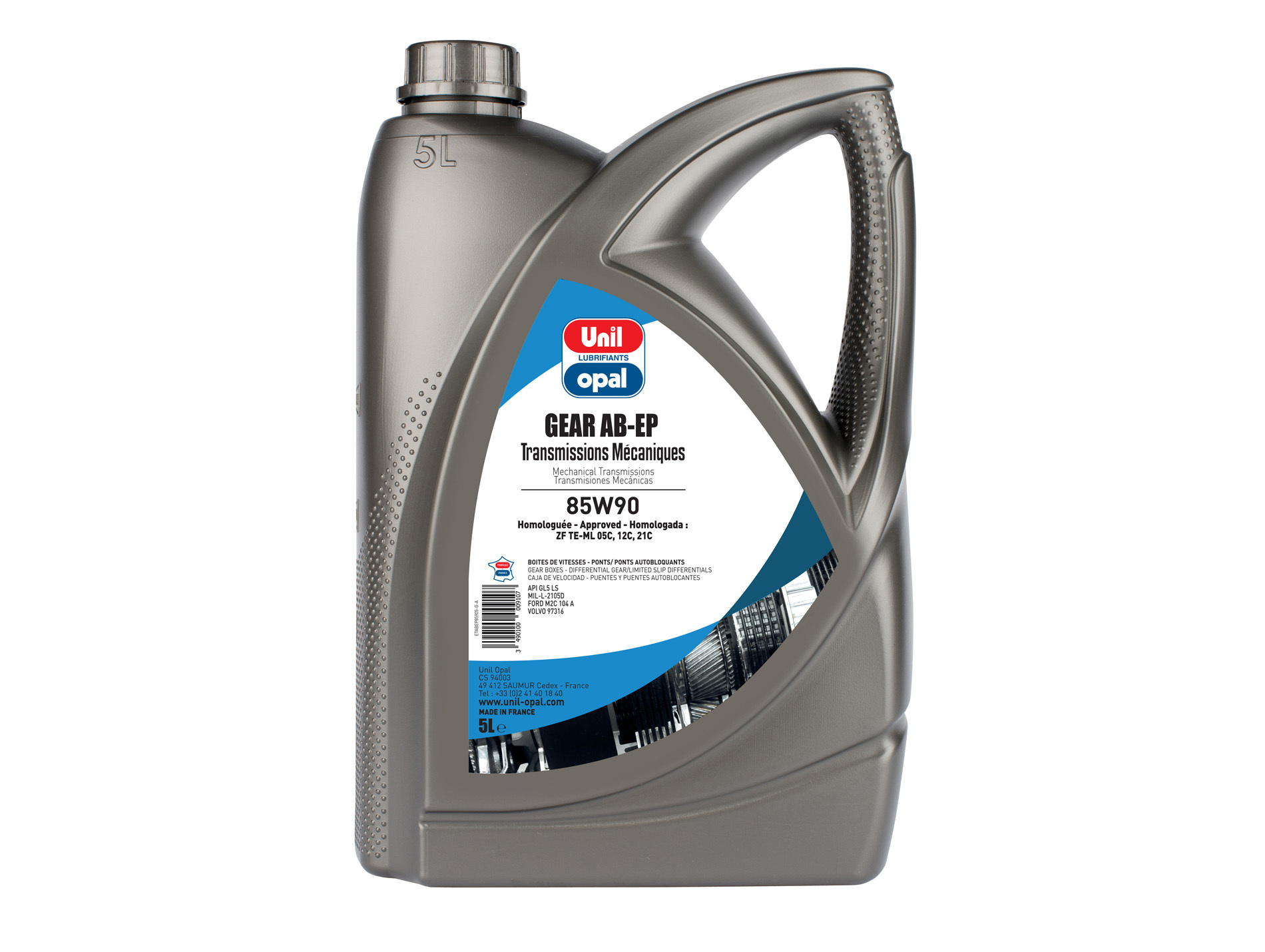 Huile UNIL OPAL gear AB-EP- ls 85W90 5L