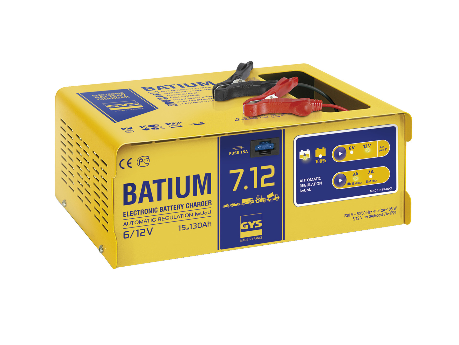 Chargeur de batterie GYS Batium 7.12