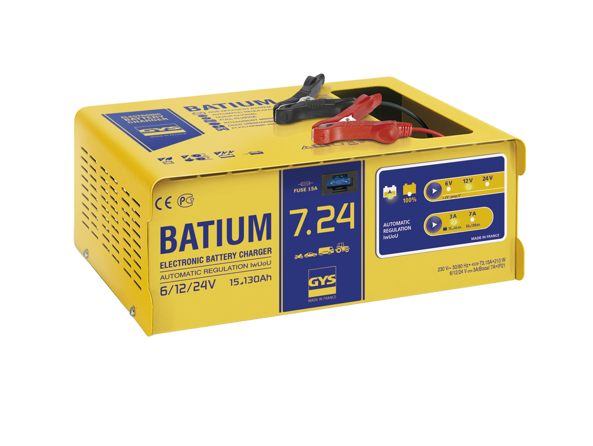 Chargeur de batterie GYS Batium 7.24