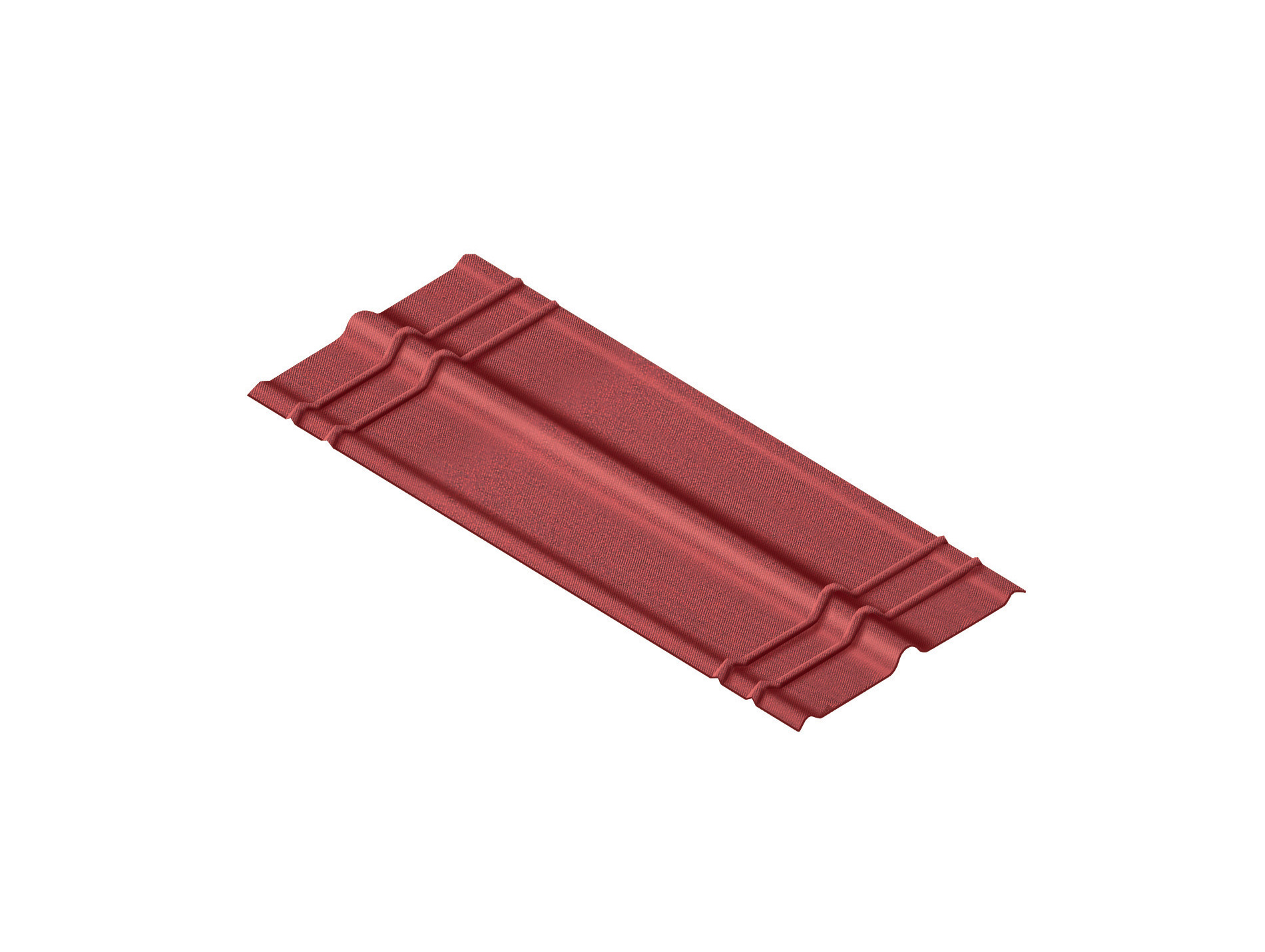 Faîtière standard rouge 1m