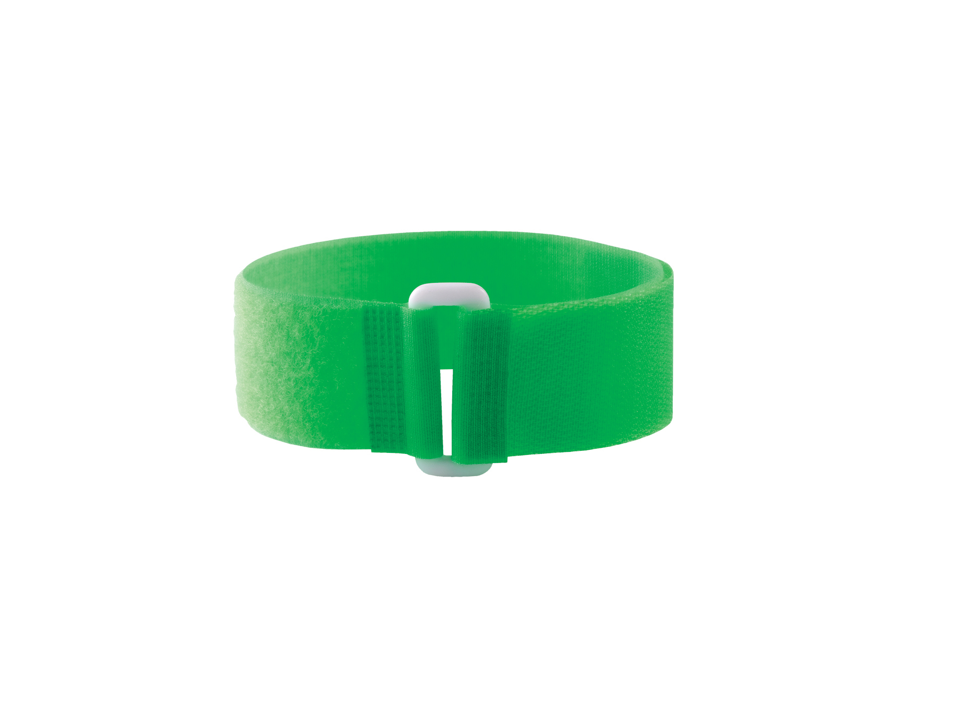 Bracelet KAMER auto-agrippant avec passant 3,8x41cm vert x5