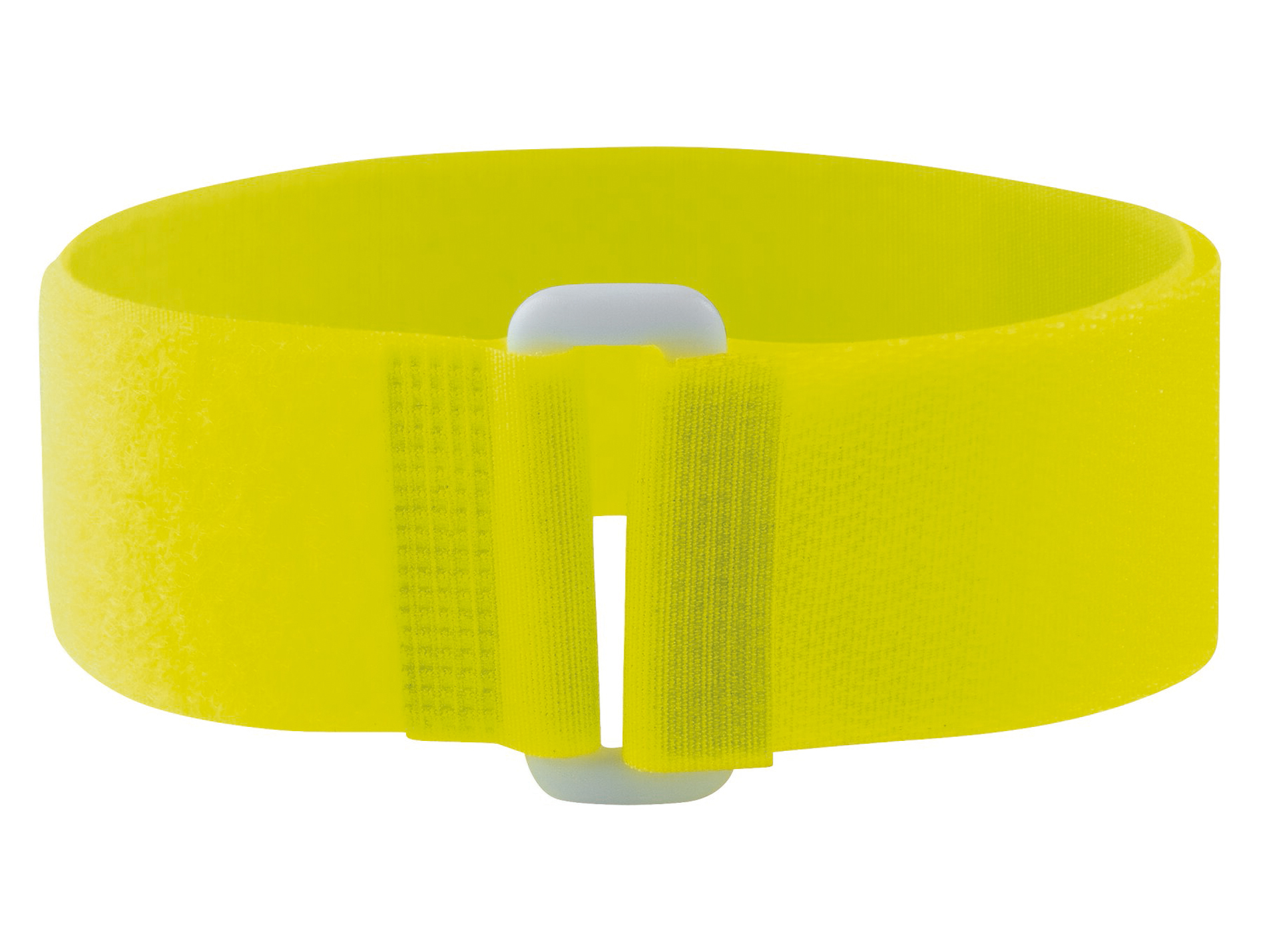 Bracelet KAMER auto-agrippant avec passant 3,8x41cm jaune x5