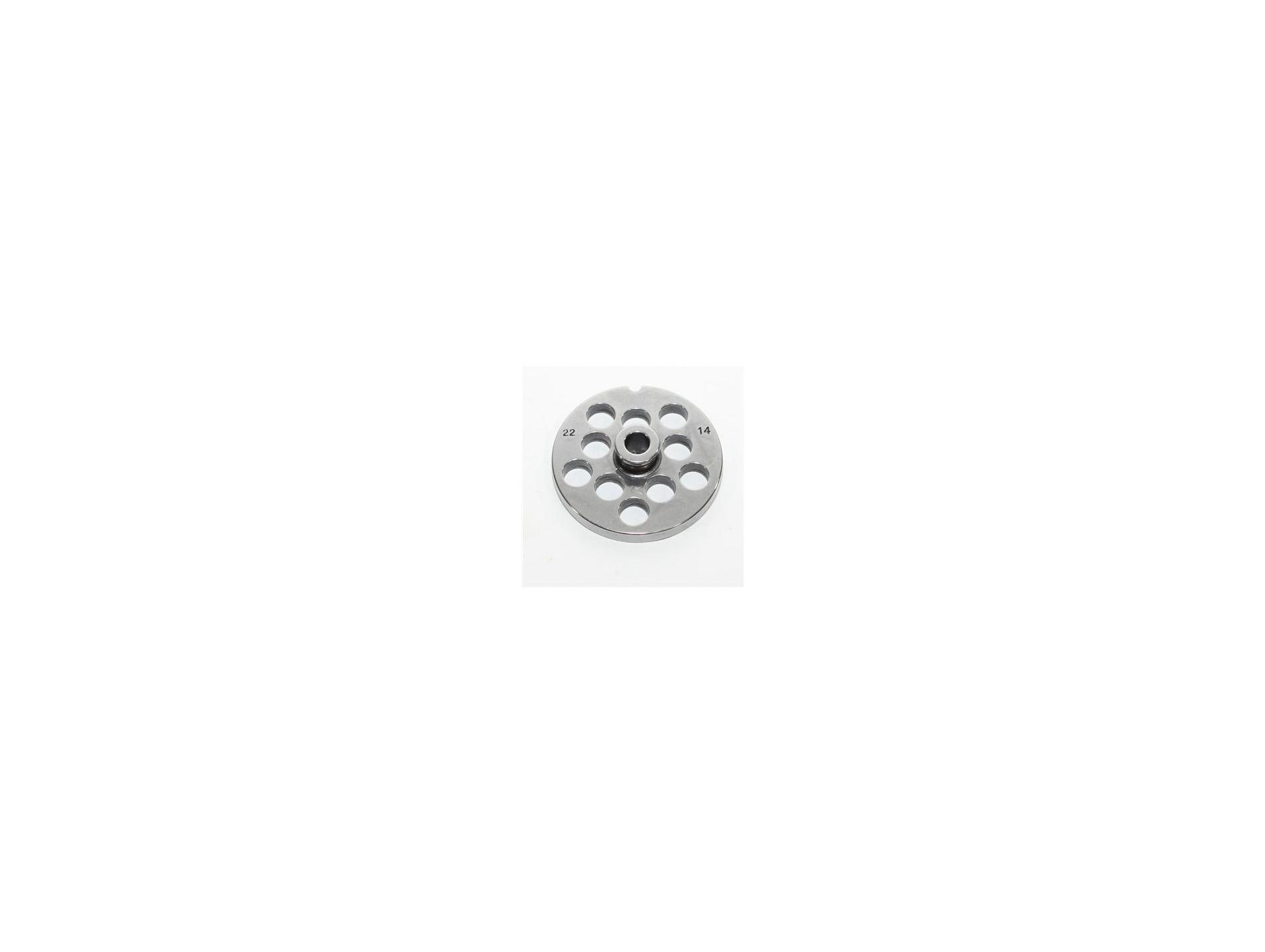 Grille inox pour hachoir à viande REBER n°22 Ø14