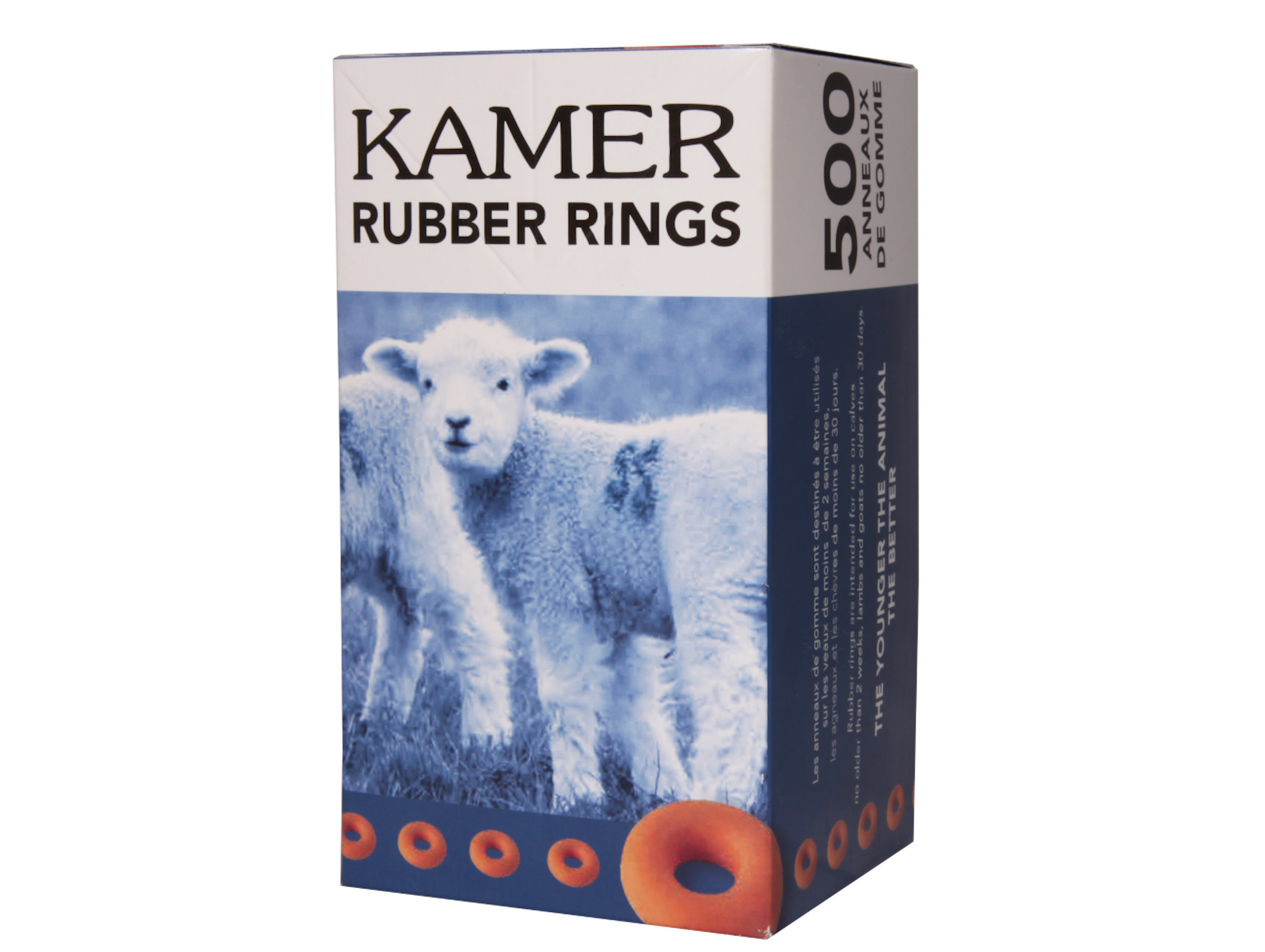 Anneau gomme KAMER caoutchouc orange x500