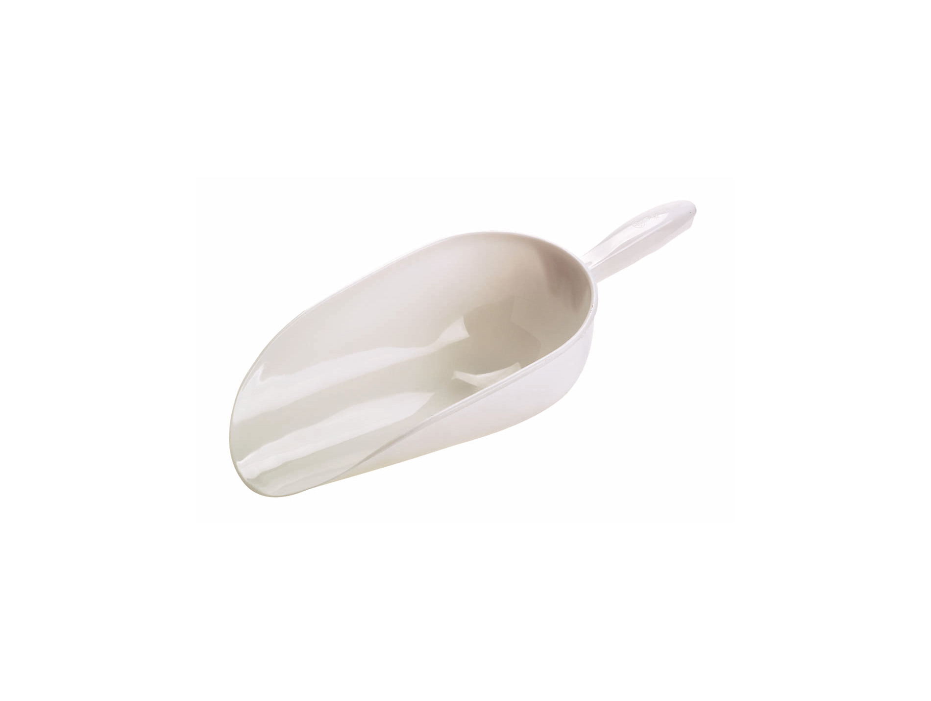 Pelle à grain plastique blanc grand modèle 2L