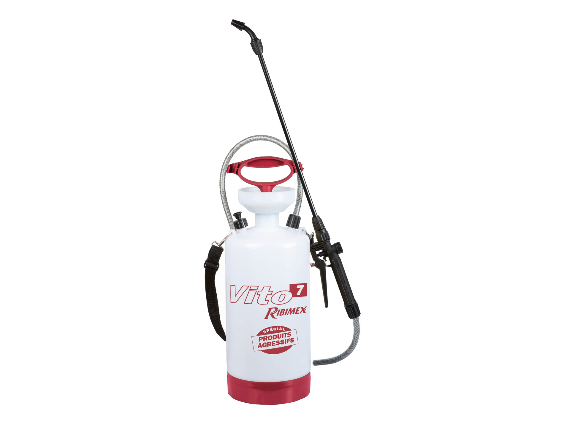 Pulvérisateur à main RIBIMEX VITO7 produits agressifs  7L