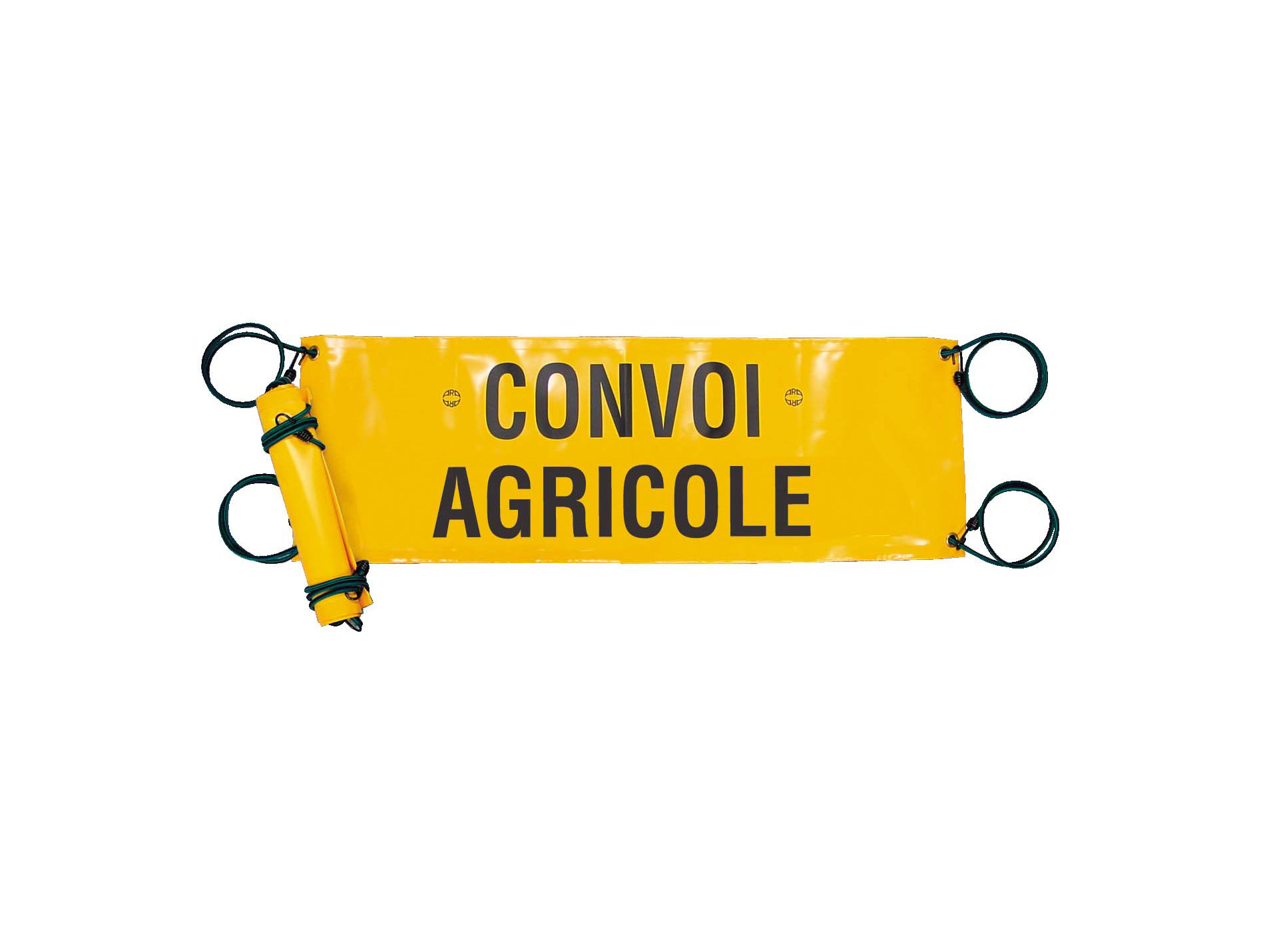 Bâche convoi agricole jaune SARR 1200x400mm