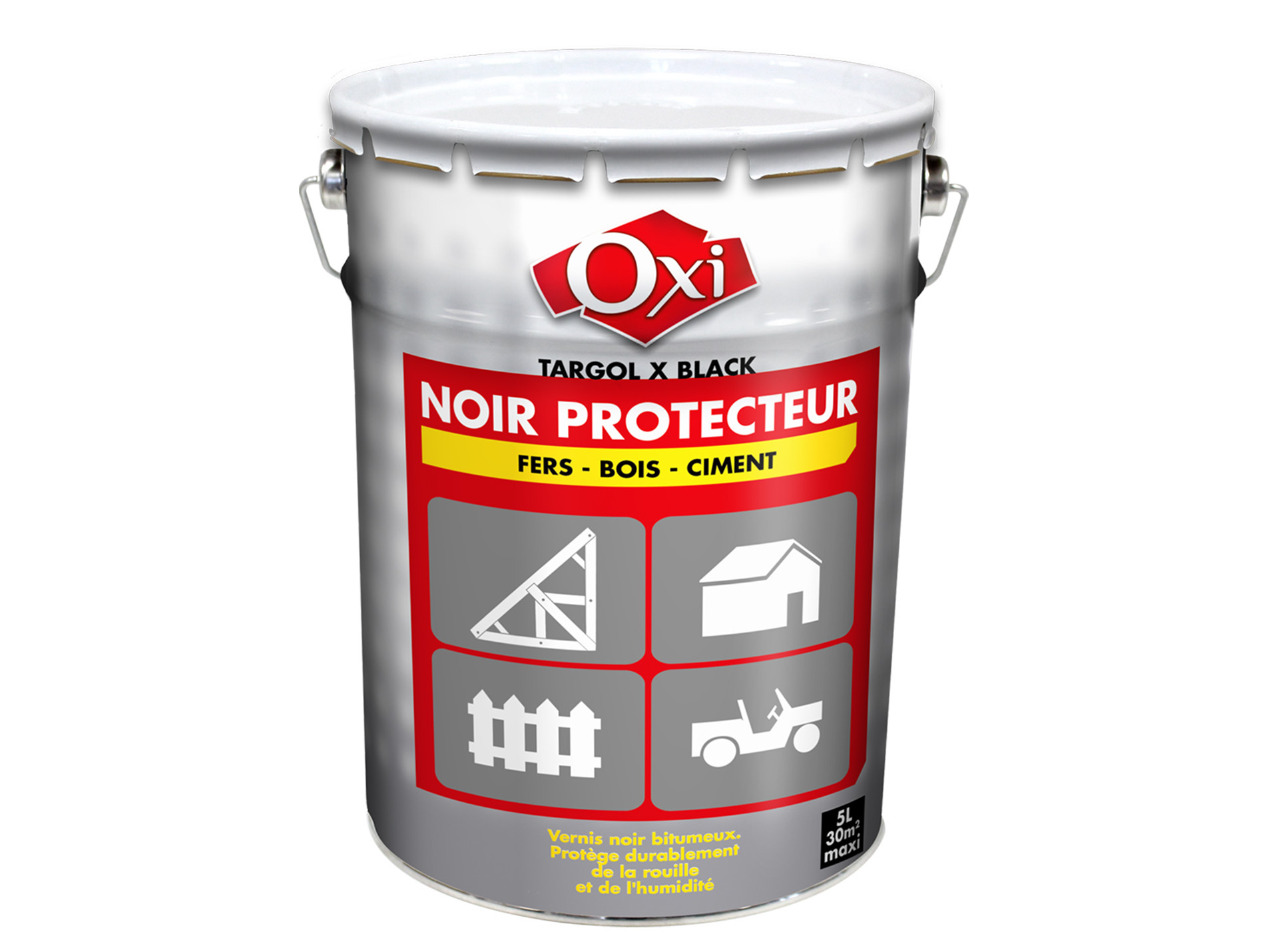 Vernis OXYTOL Targol x Black noir brillant 5L
