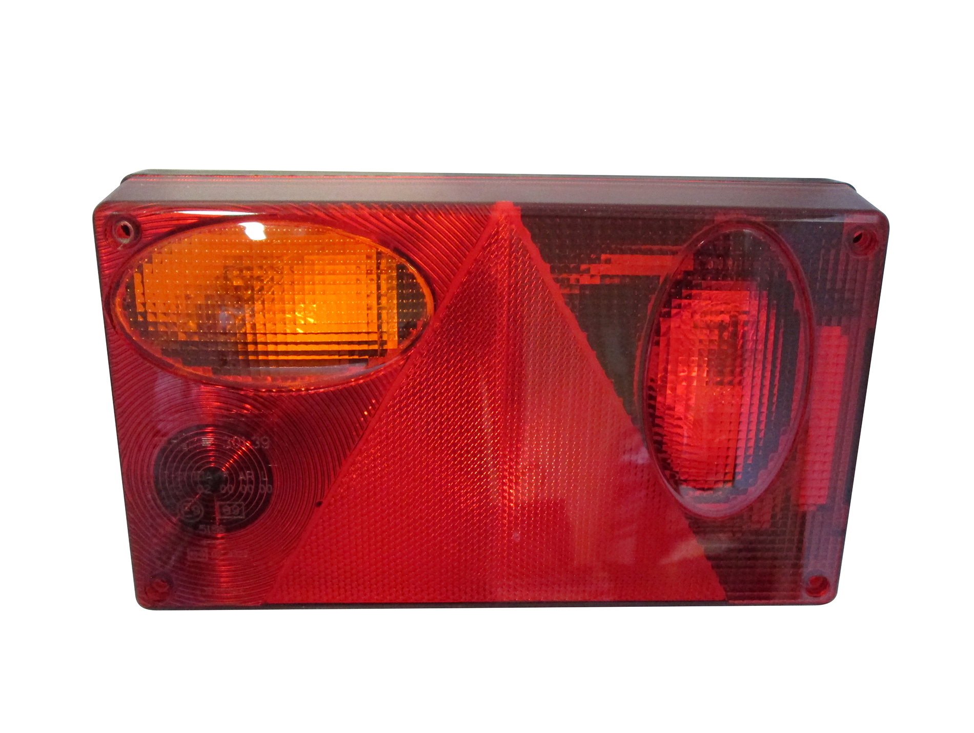 Feu arrière gauche 6 fonctions 239x139x59mm