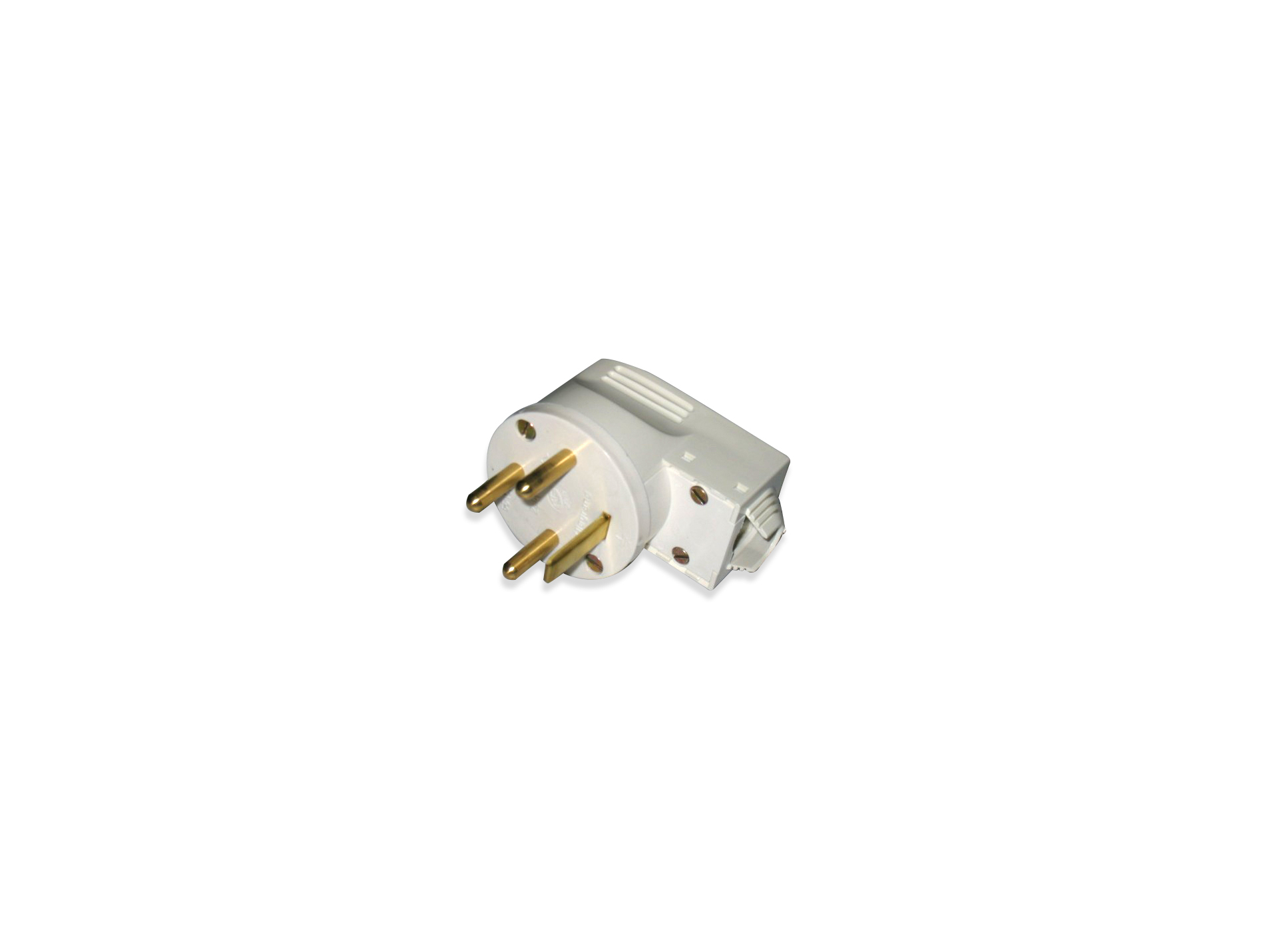 Fiche mâle 3P+T 20A 380V coudée LEGRAND