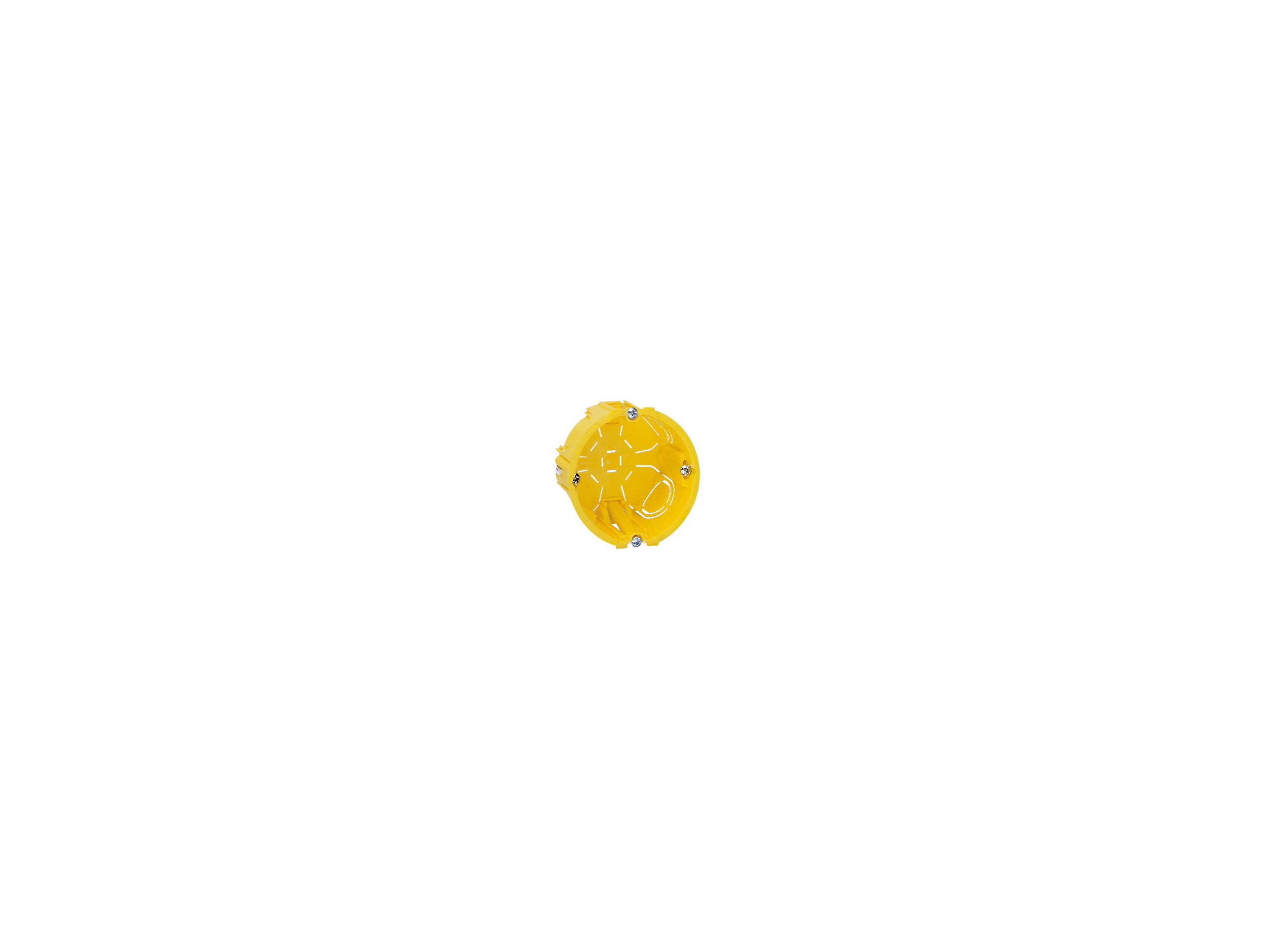Boîte de dérivation à encastrer ronde Ø65 P40