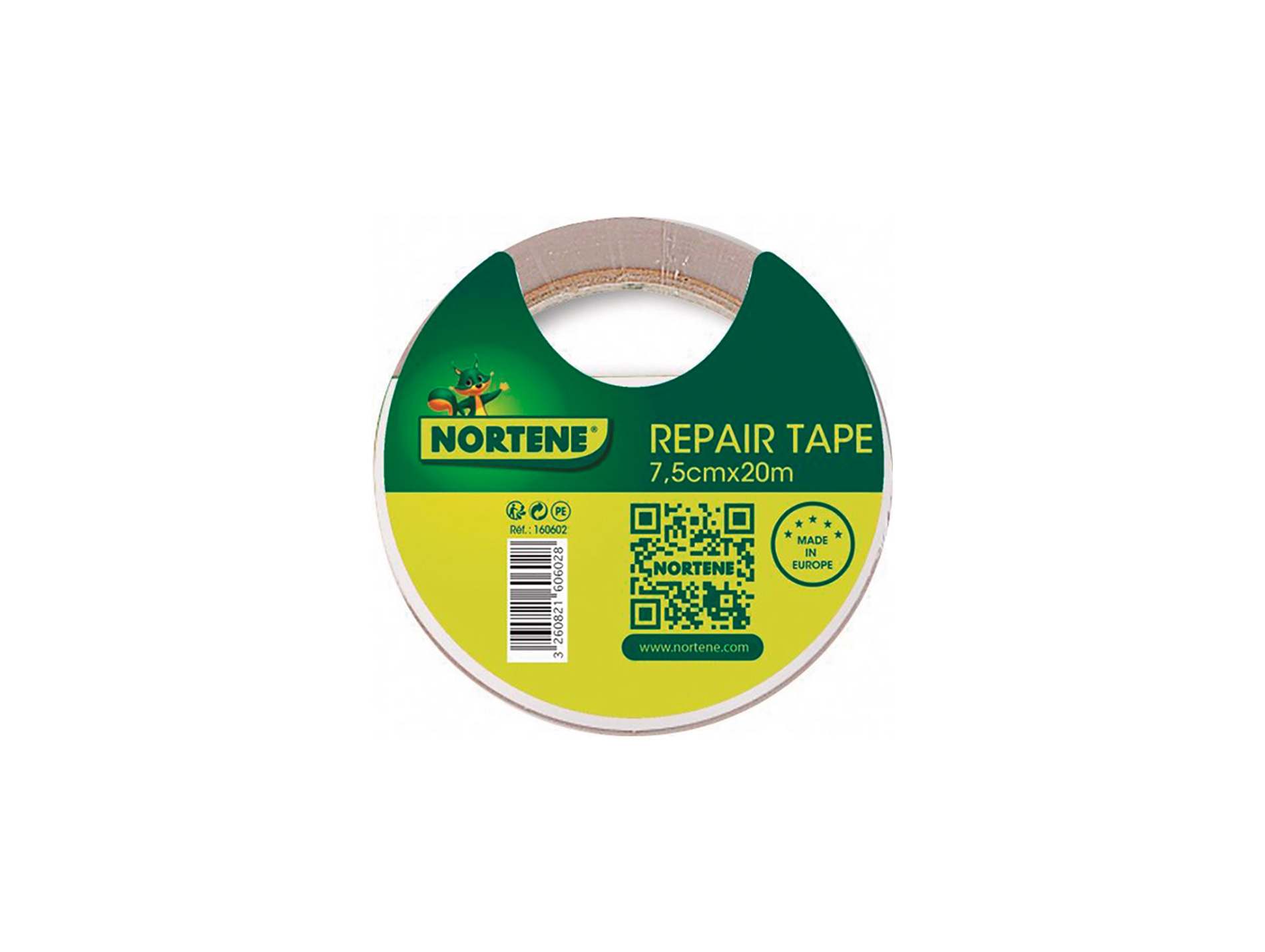Adhésif répare bâche NORTENE l.7,5cm x L.20m