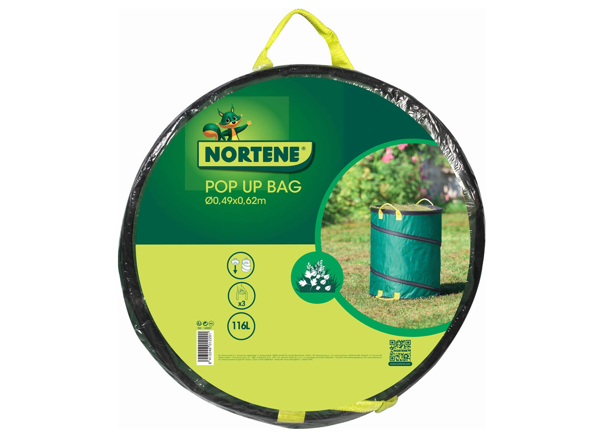 Sac à déchets végétaux  NORTENE pop up 116L